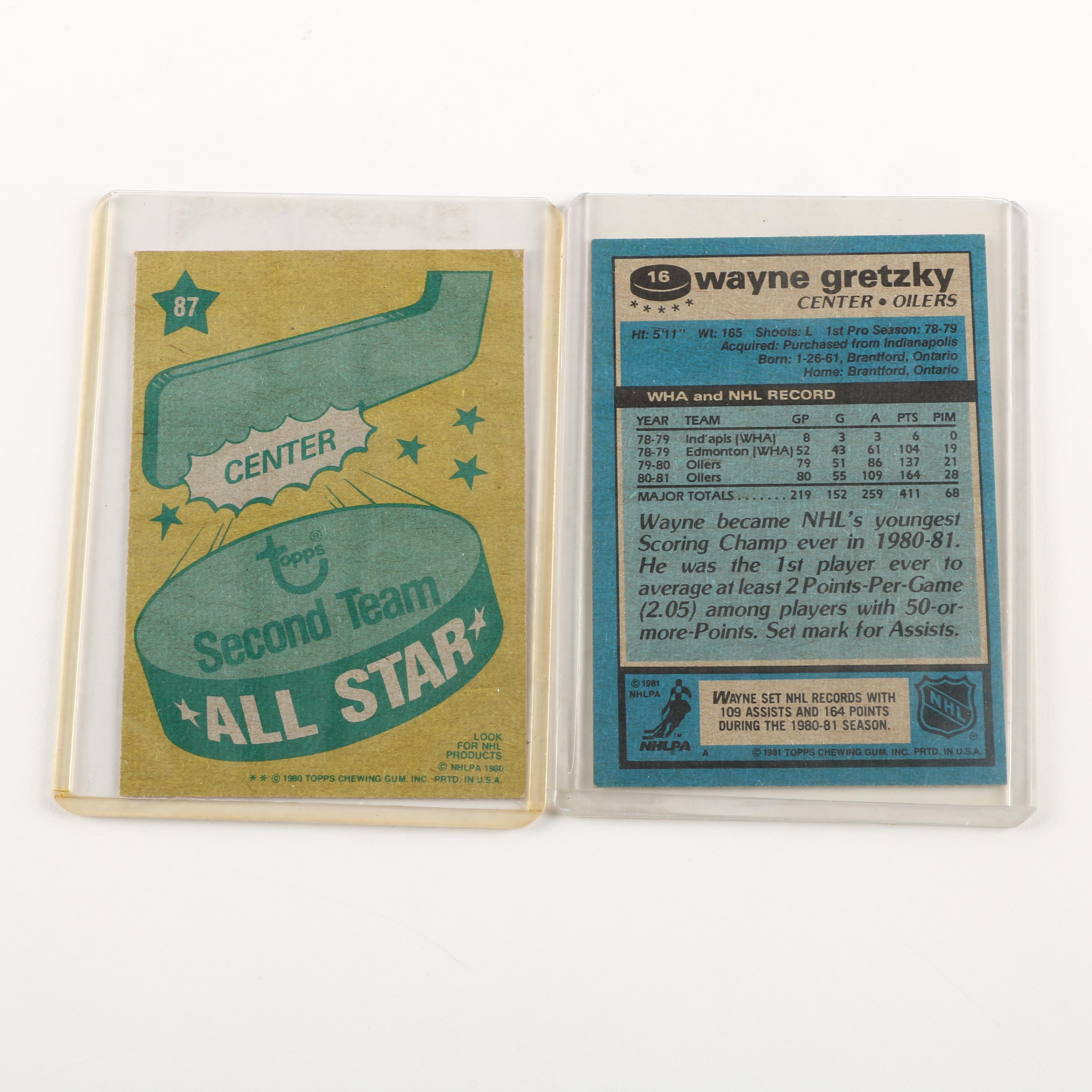 Collection of Wayne Gretzky Hockey Cards