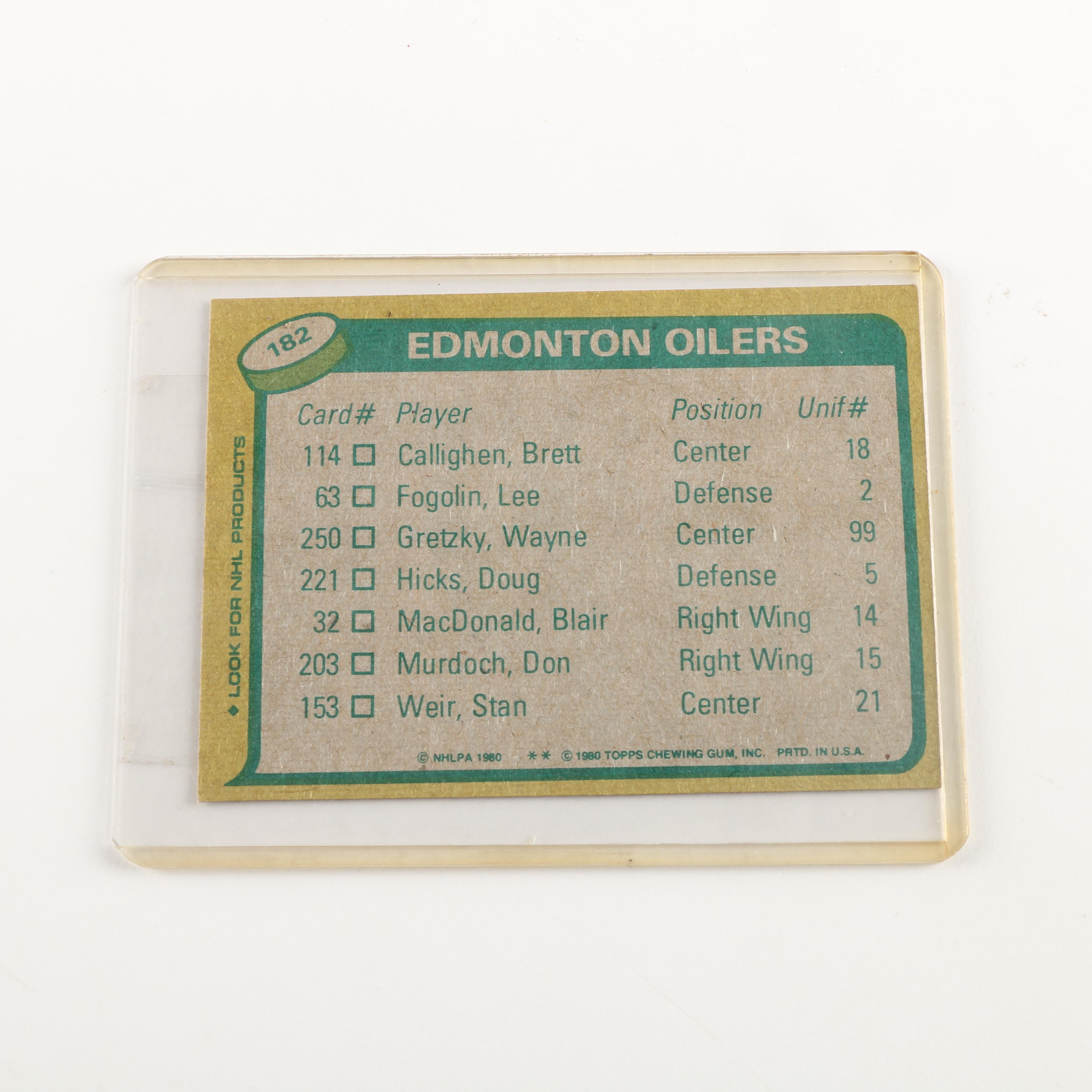 Collection of Wayne Gretzky Hockey Cards