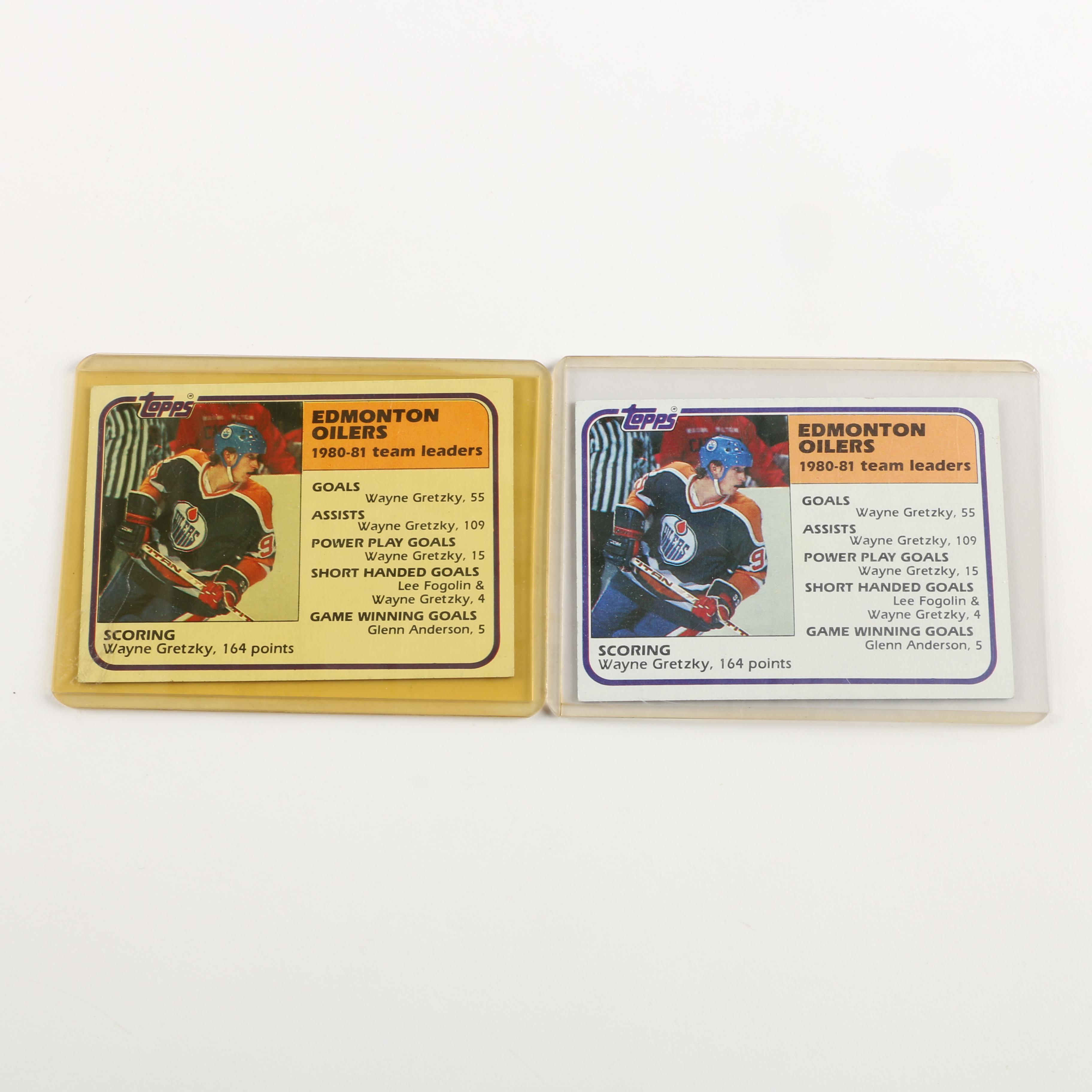 Collection of Wayne Gretzky Hockey Cards