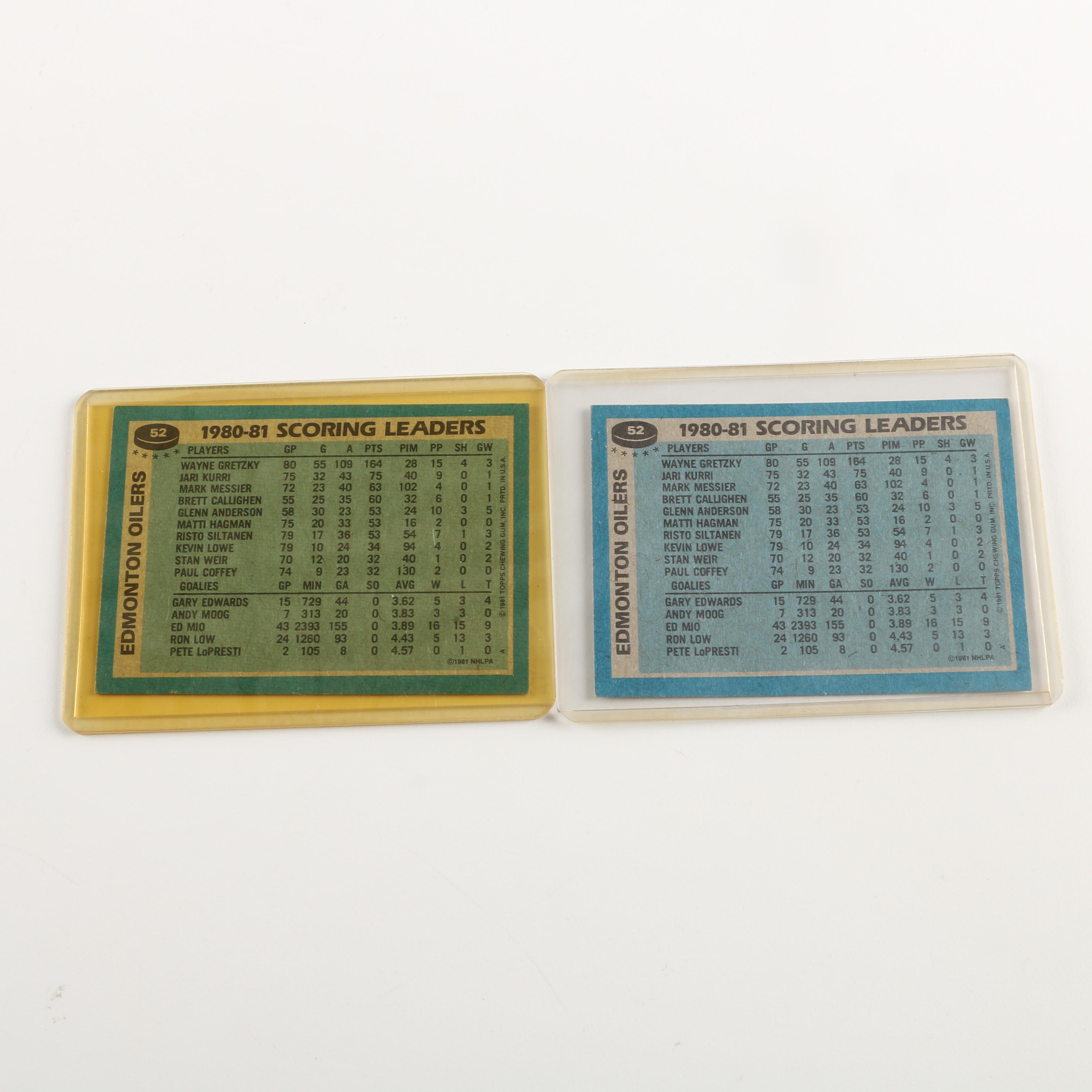 Collection of Wayne Gretzky Hockey Cards