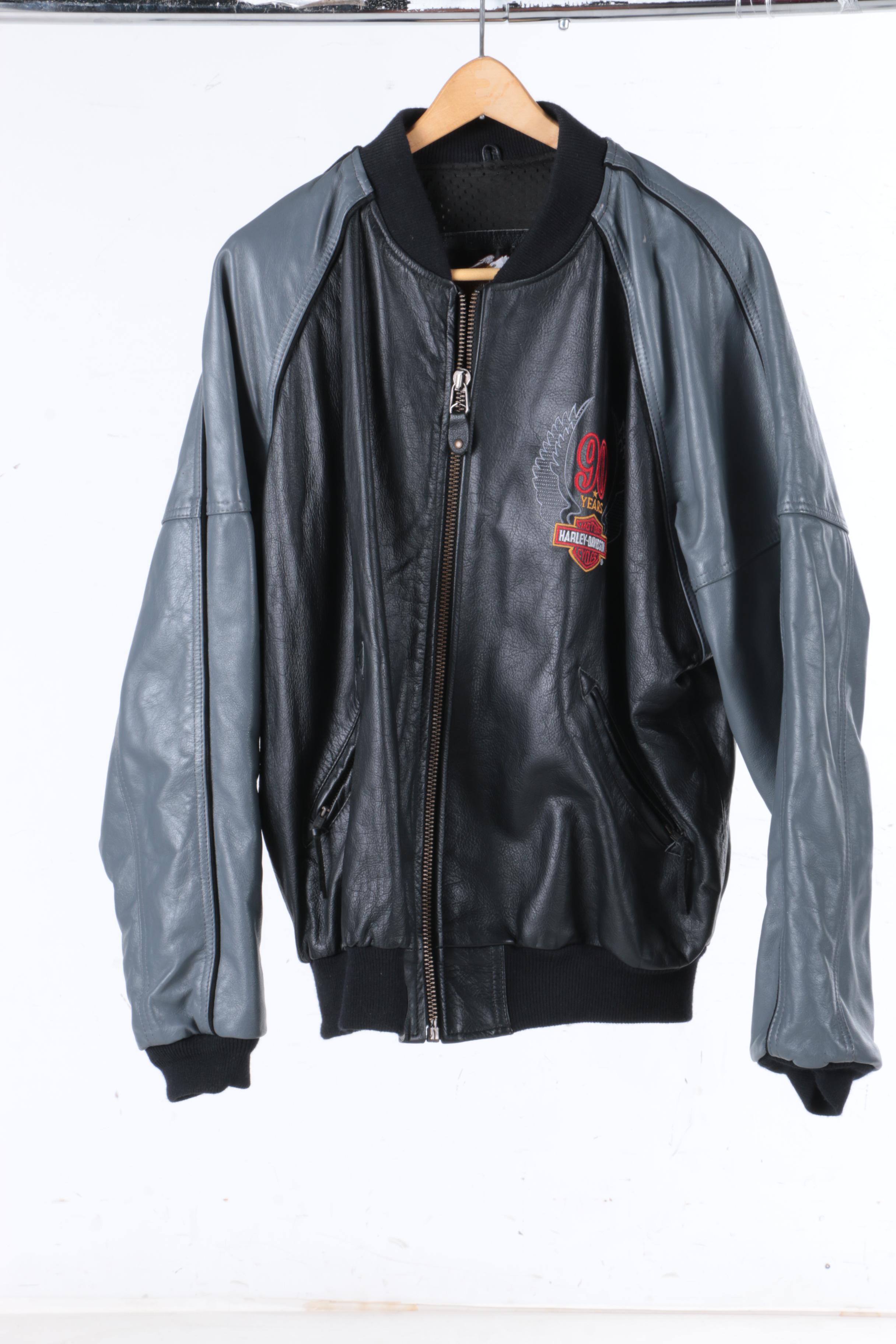 Harley Davidson Leather Jackets Including 90th Anniversary Jacket