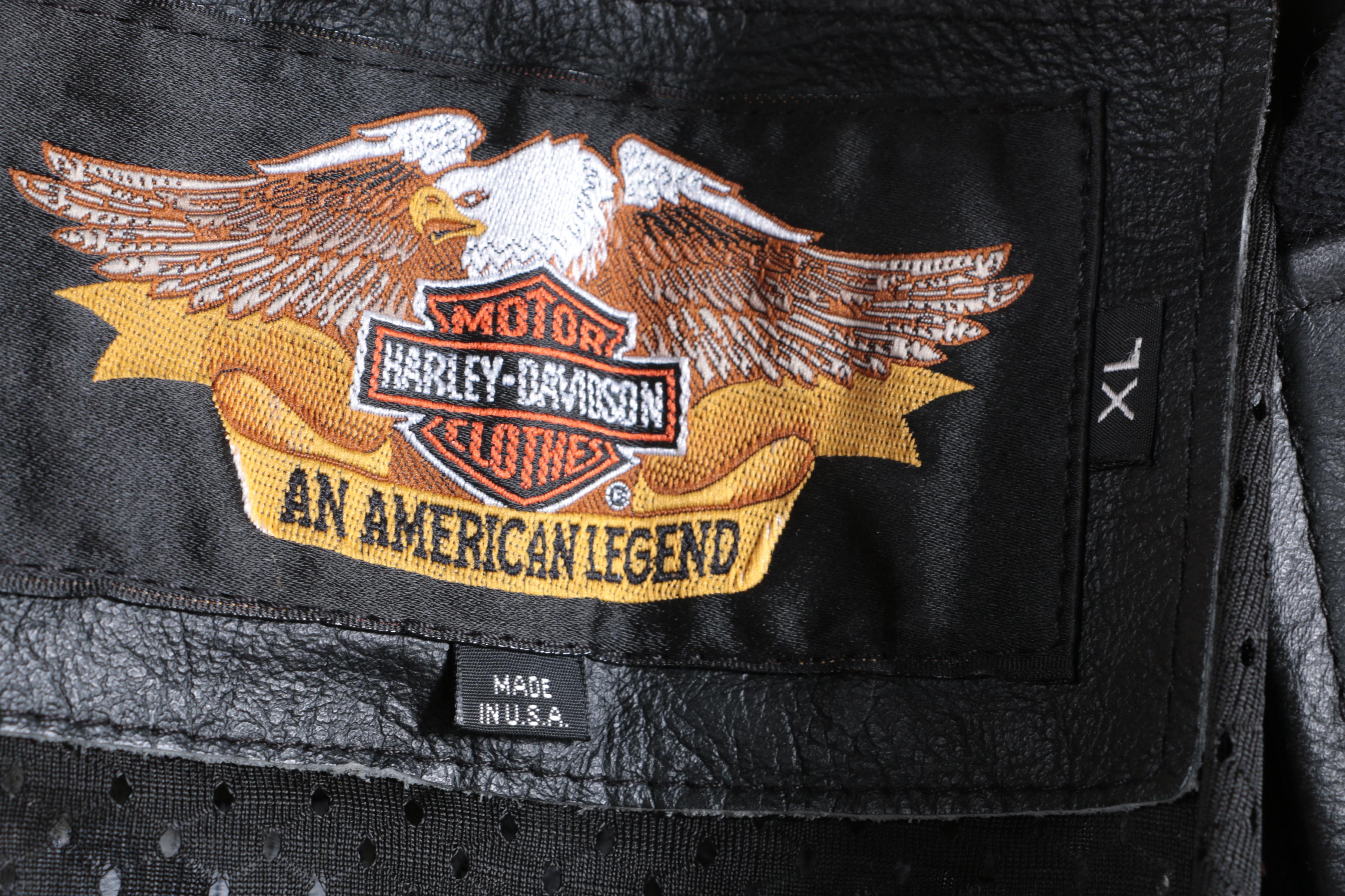 Harley Davidson Leather Jackets Including 90th Anniversary Jacket