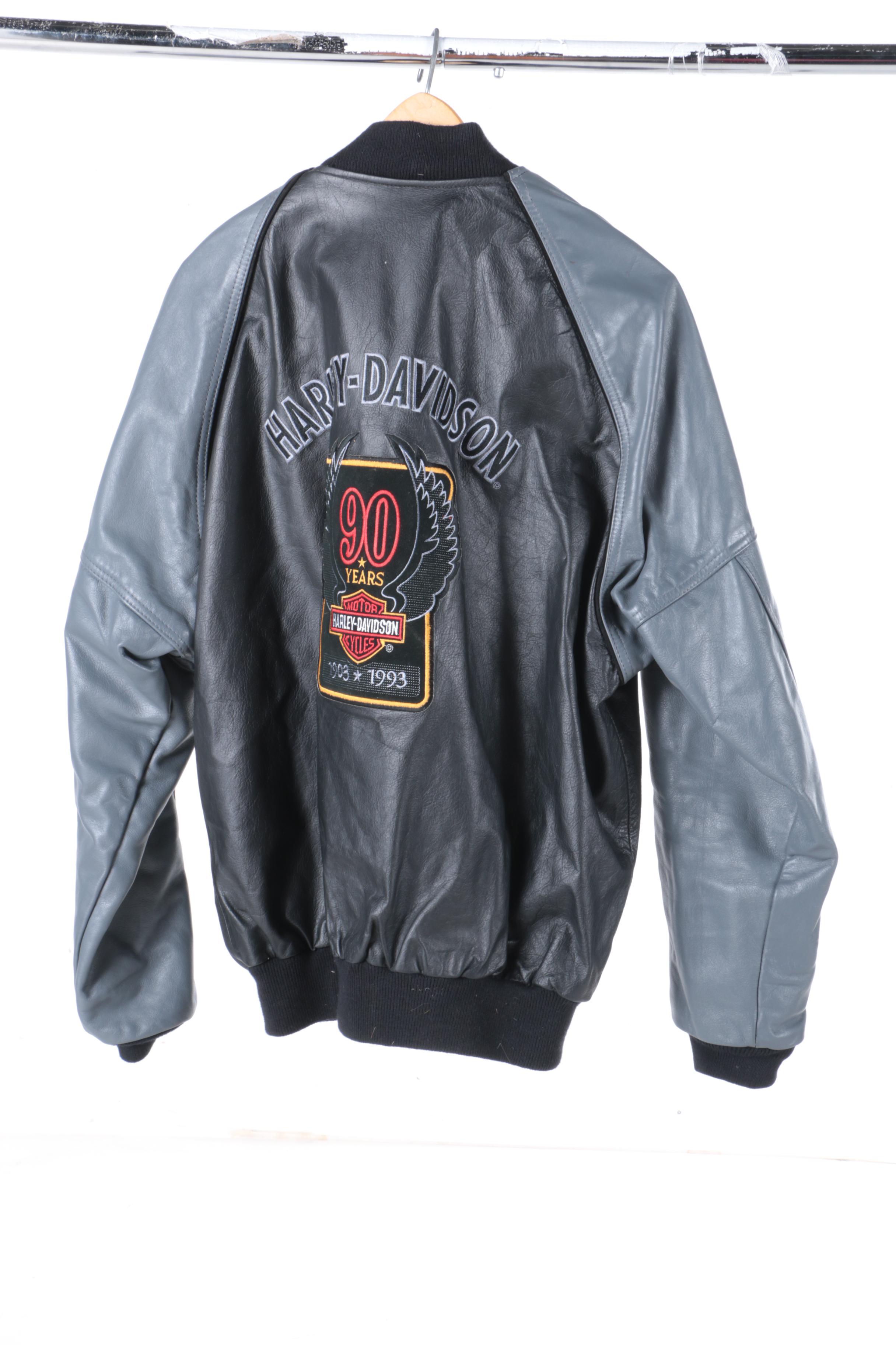 Harley Davidson Leather Jackets Including 90th Anniversary Jacket