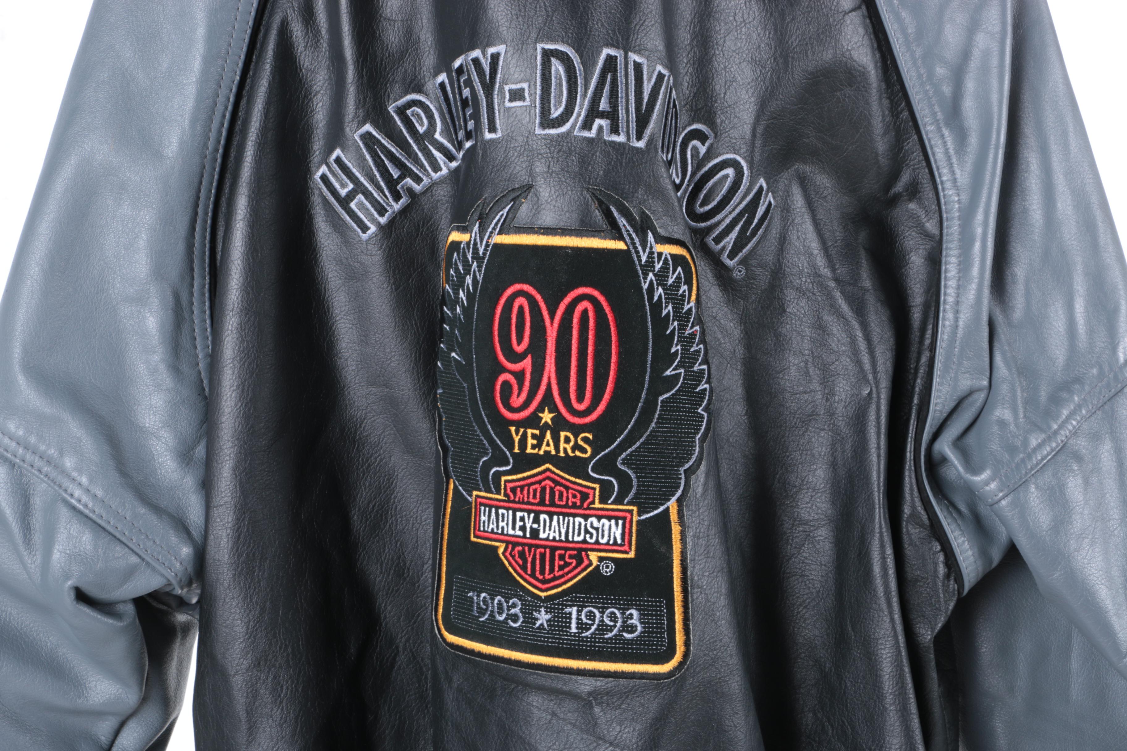 Harley Davidson Leather Jackets Including 90th Anniversary Jacket