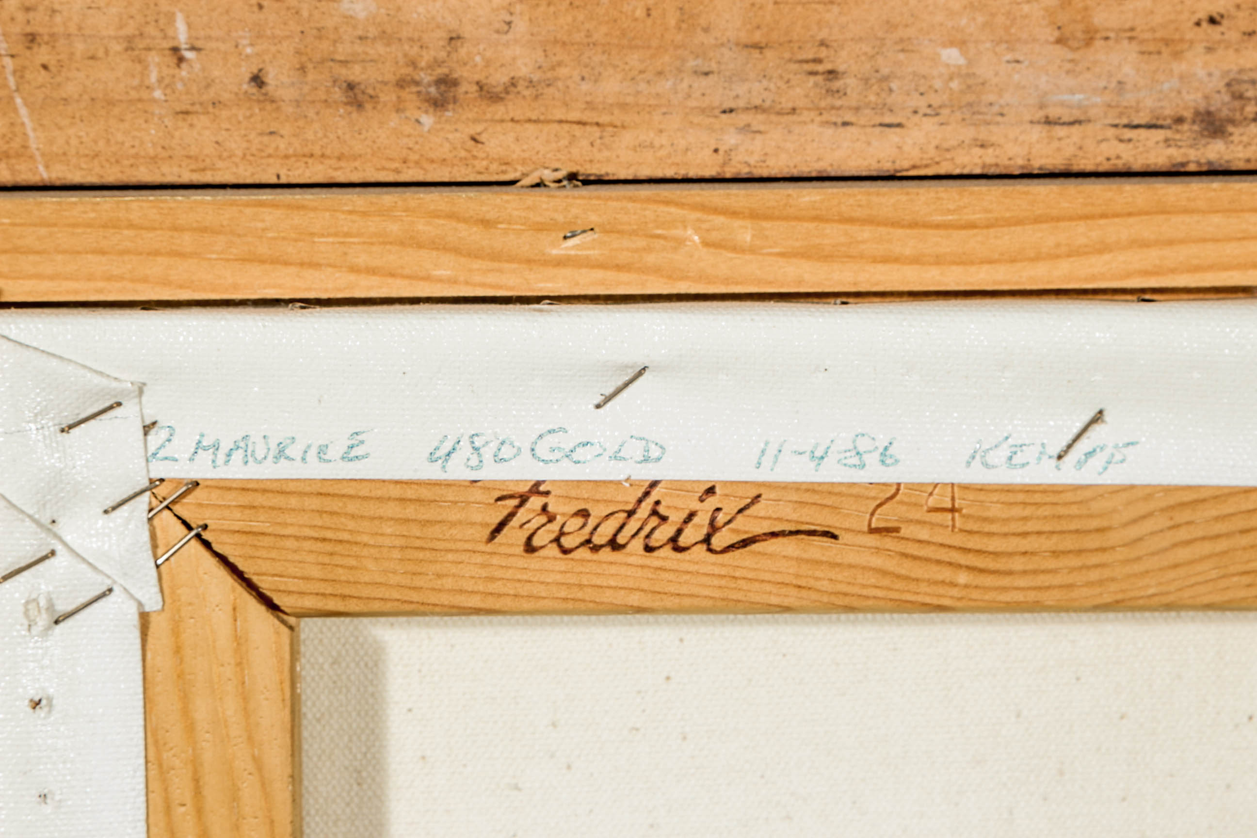 John Hanson Oil on Canvas Painting of a Parisian Scene