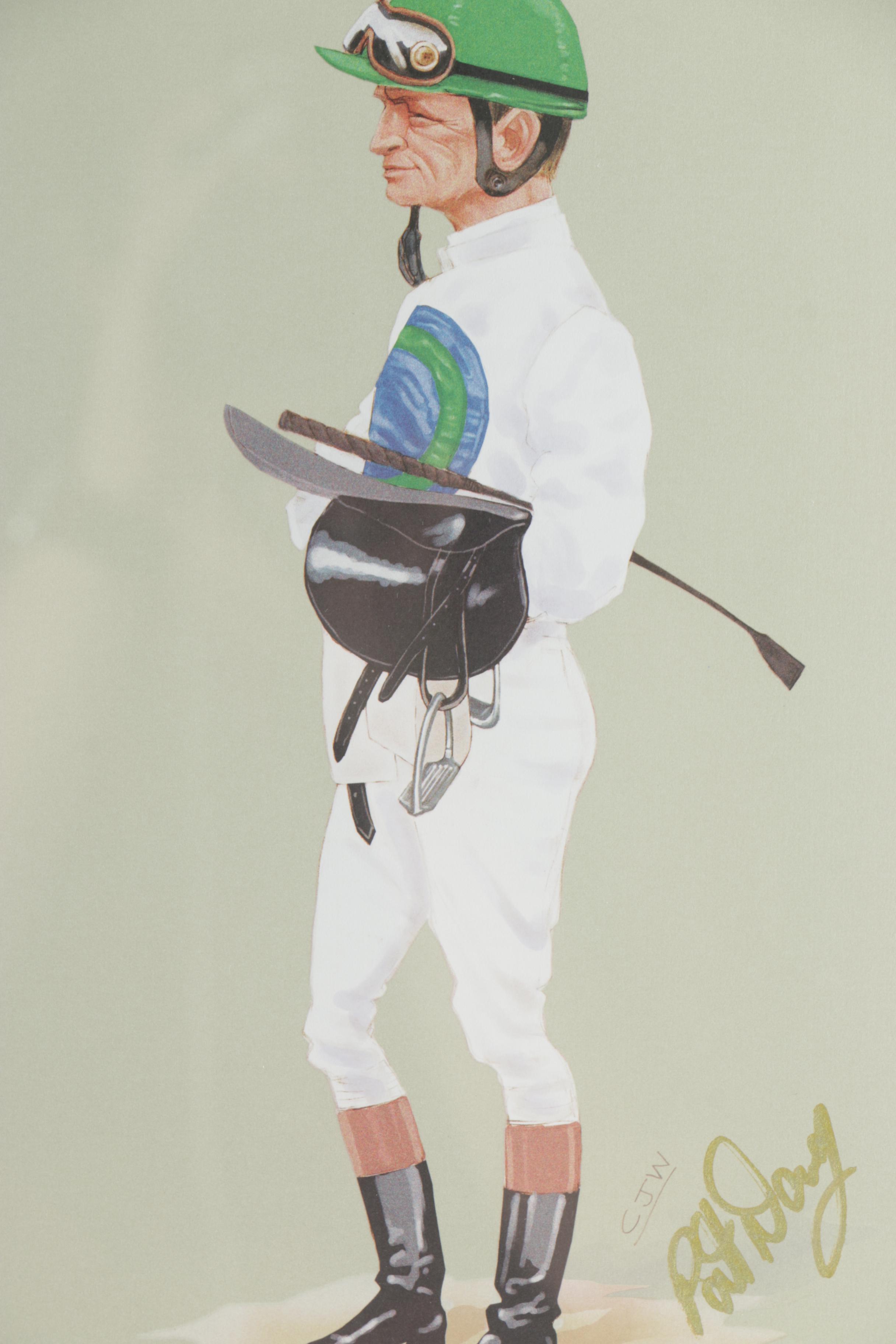 Print of Pat Day From "The Keeneland Collector Series, Jockey Edition"