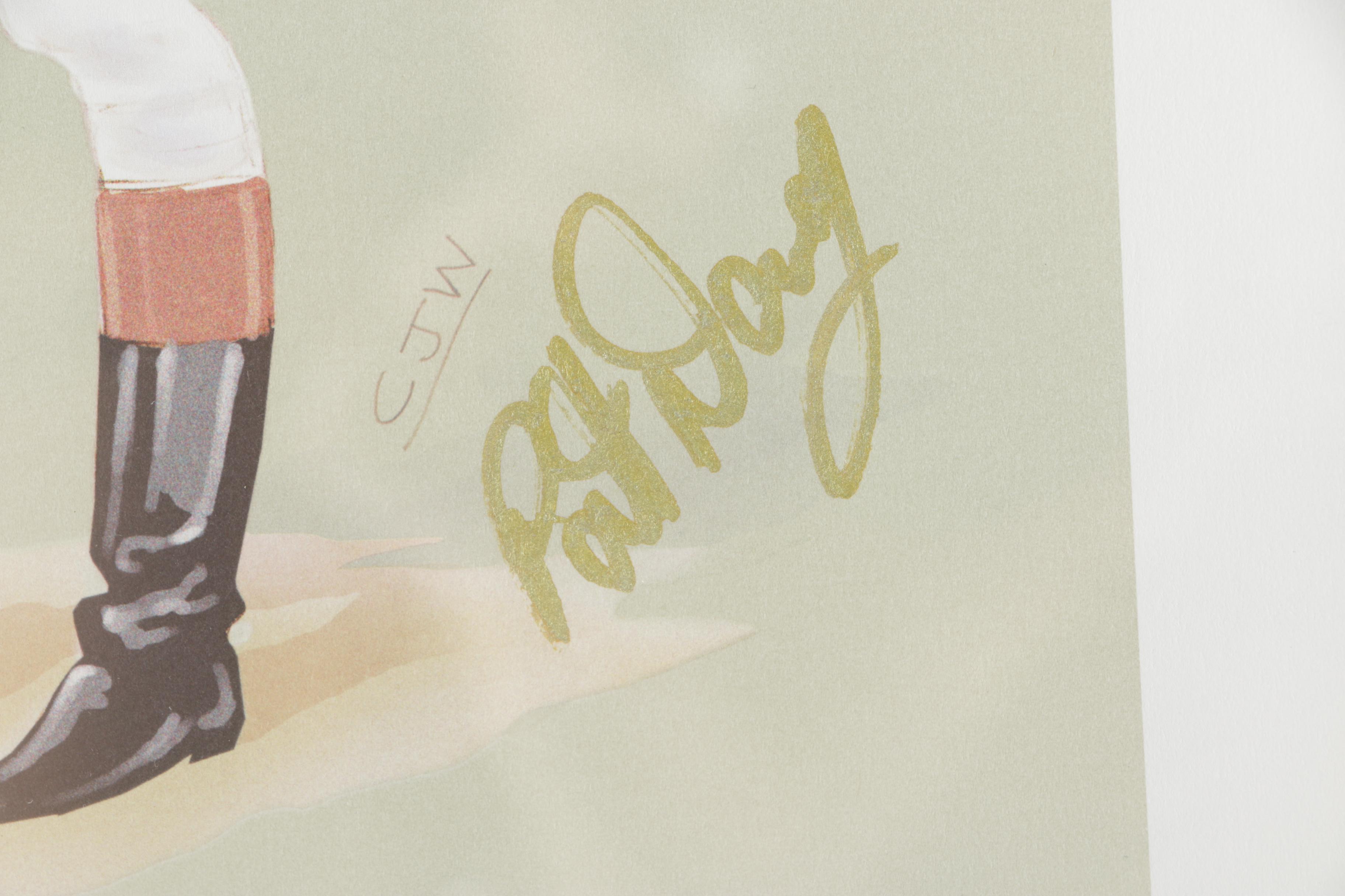 Print of Pat Day From "The Keeneland Collector Series, Jockey Edition"