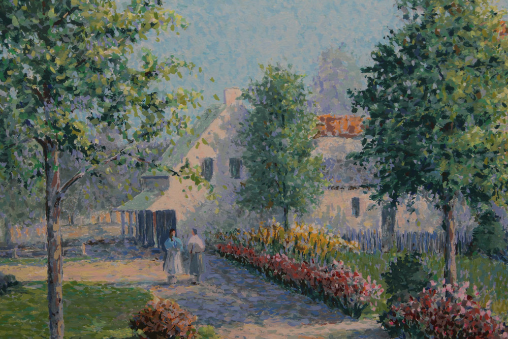 Christine Tuttle Limited Edition Lithograph Print on Paper of a Rural Landscape