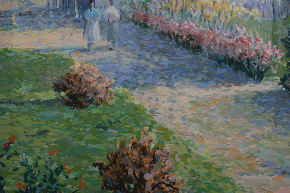 Christine Tuttle Limited Edition Lithograph Print on Paper of a Rural Landscape