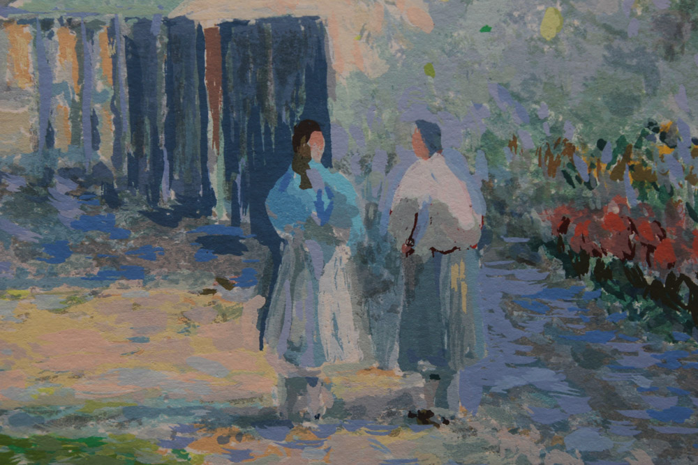 Christine Tuttle Limited Edition Lithograph Print on Paper of a Rural Landscape