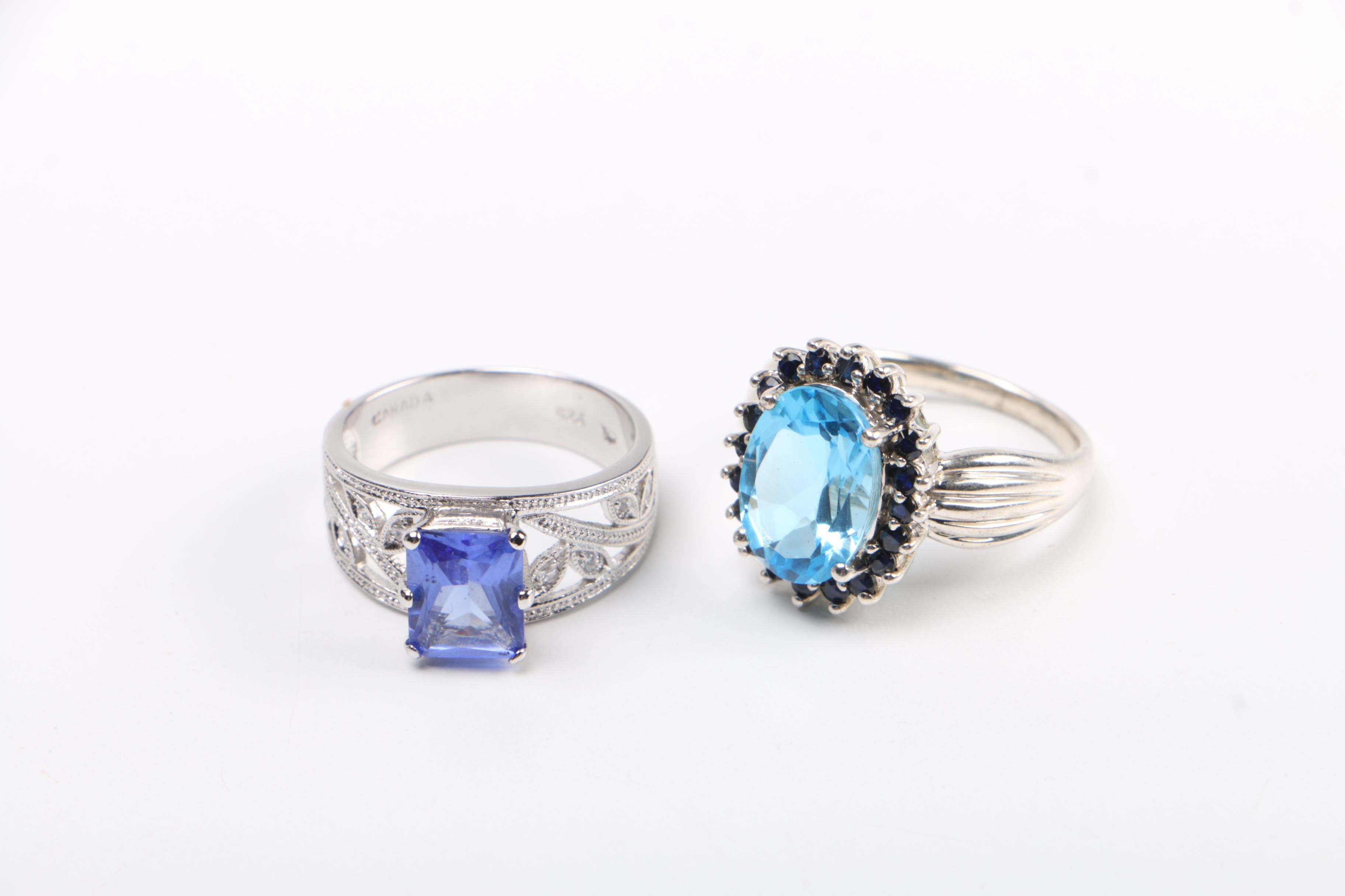 Sterling Silver Jewelry Assortment Including a Pearl Necklace