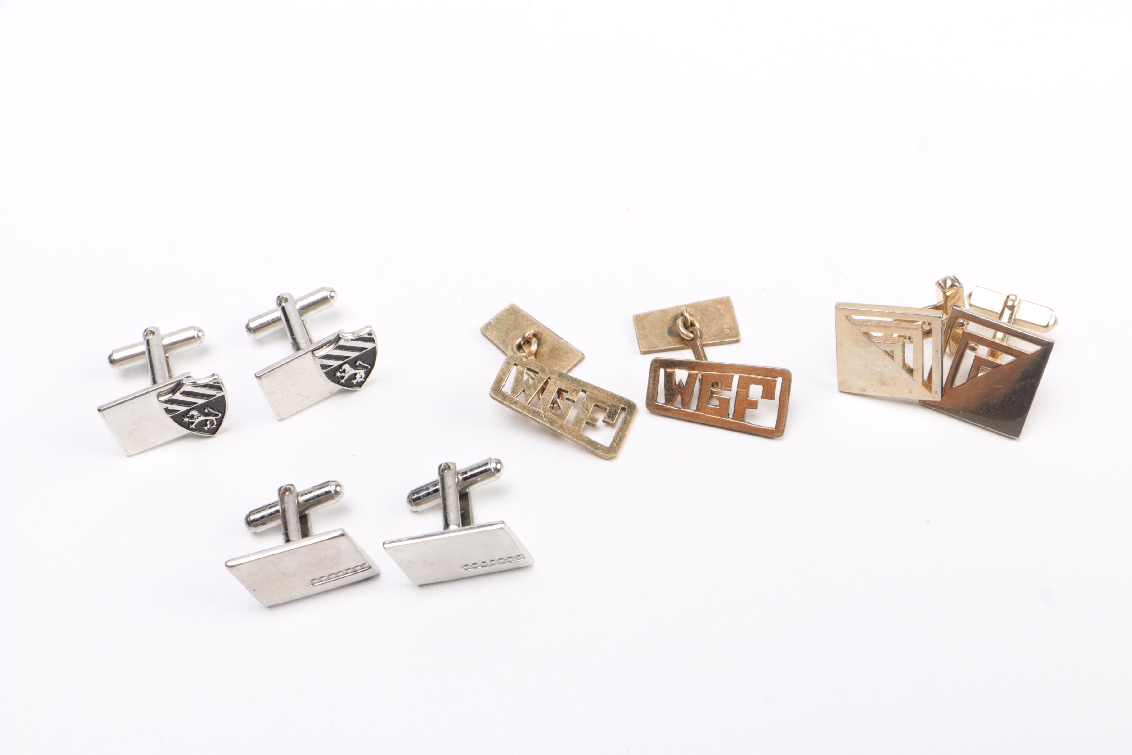 Large Assortment of Men's Accessories Including Cuff Links