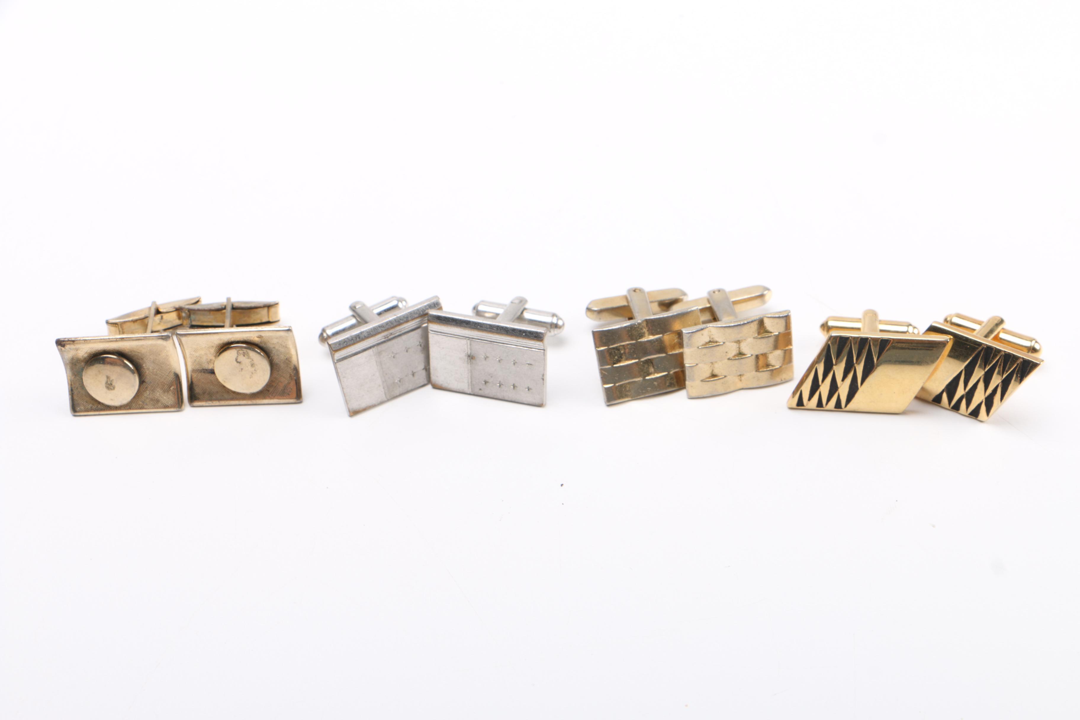 Large Assortment of Men's Accessories Including Cuff Links