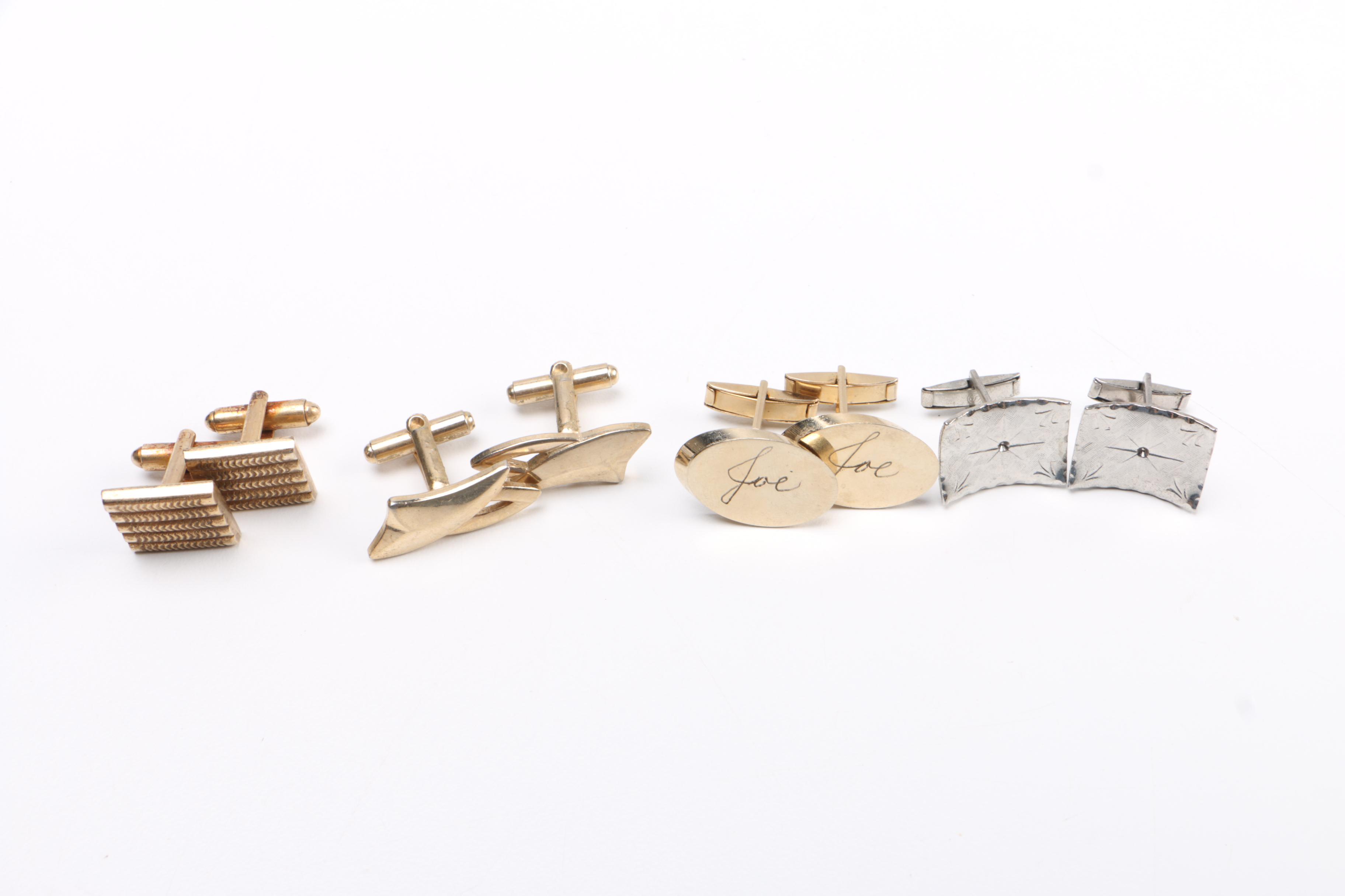 Large Assortment of Men's Accessories Including Cuff Links