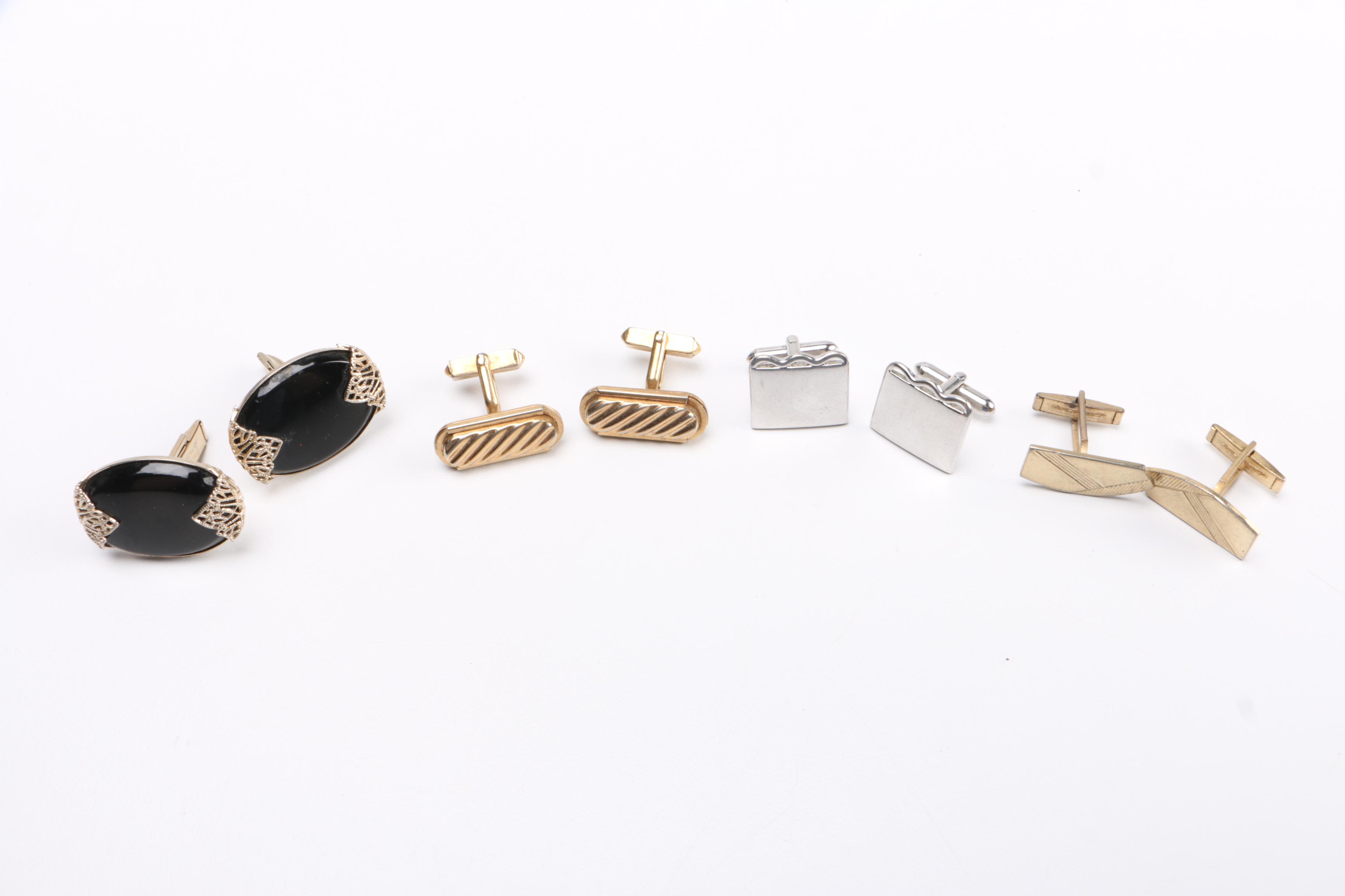 Large Assortment of Men's Accessories Including Cuff Links
