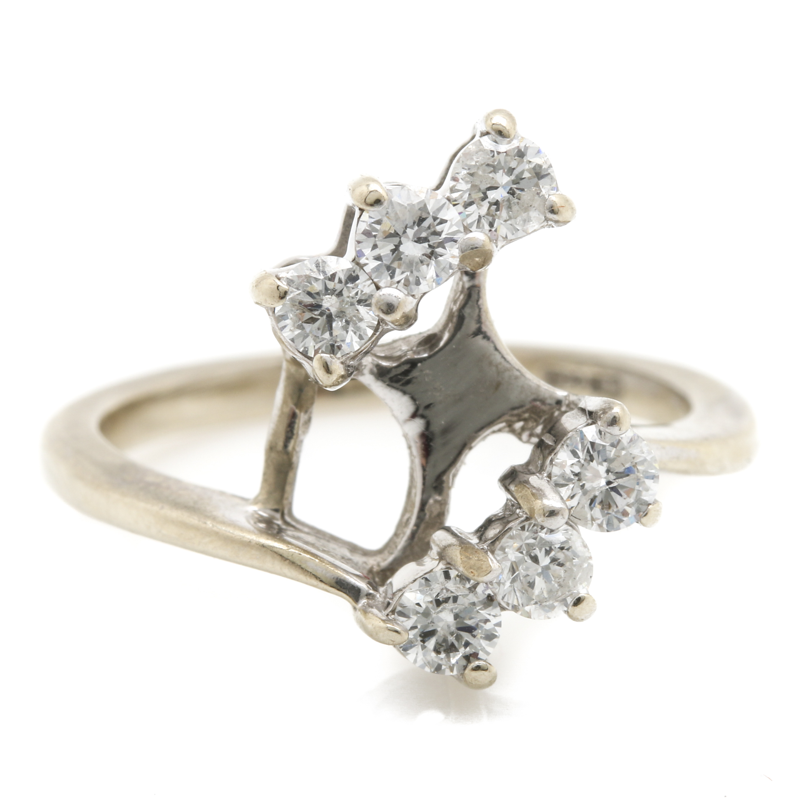 14K White Gold 1.63 CTW Diamond Bridal Set by ODI/ Famor Inc.