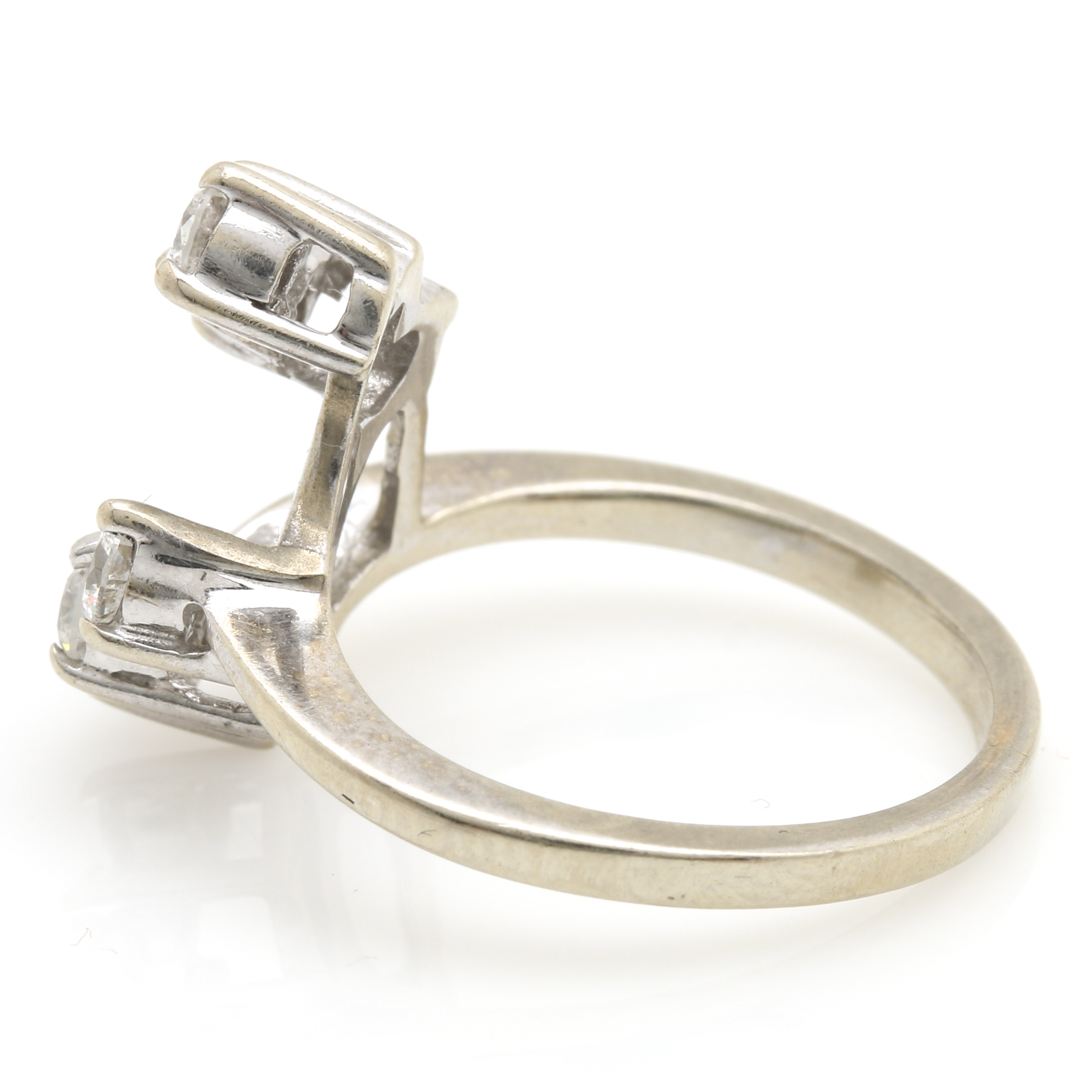 14K White Gold 1.63 CTW Diamond Bridal Set by ODI/ Famor Inc.