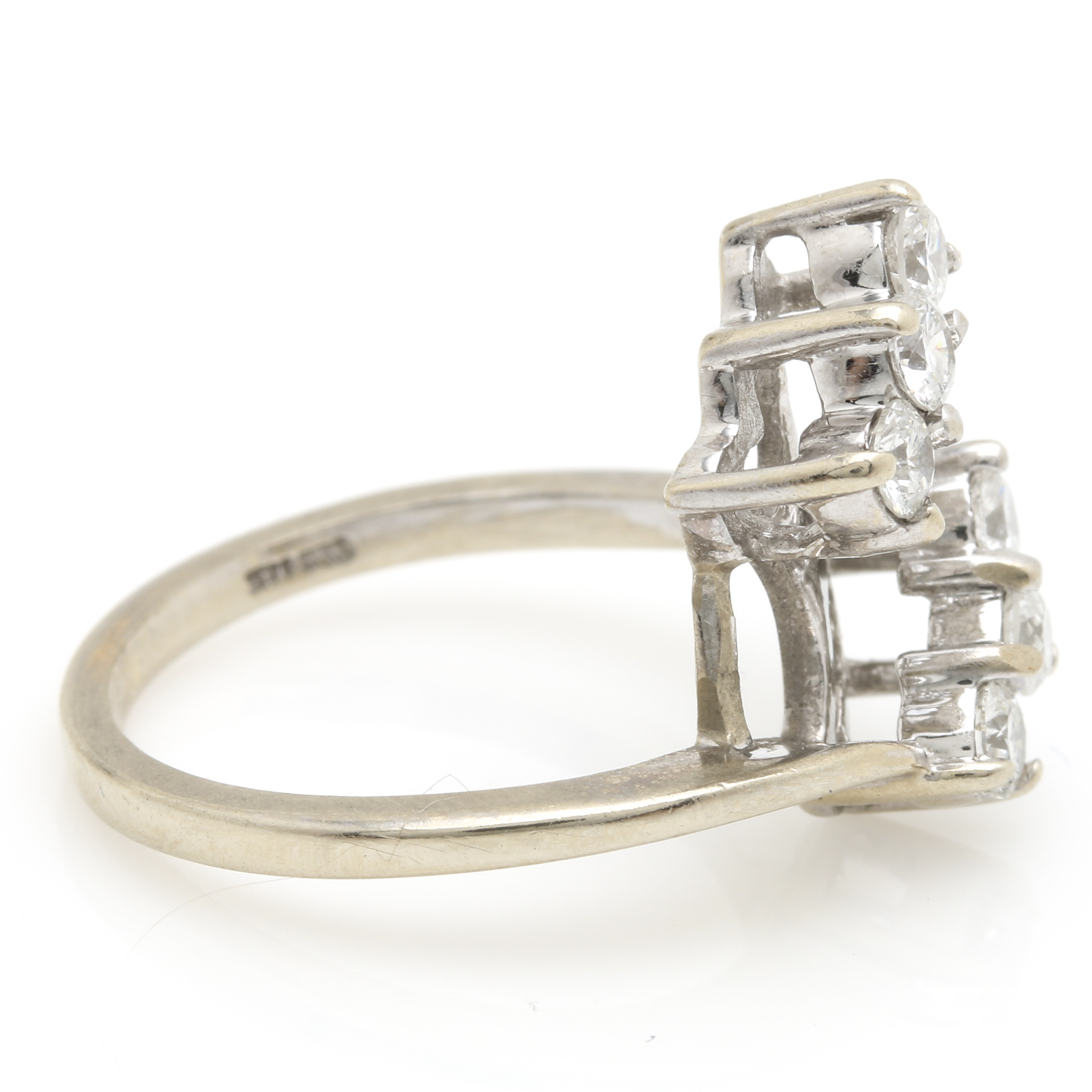 14K White Gold 1.63 CTW Diamond Bridal Set by ODI/ Famor Inc.