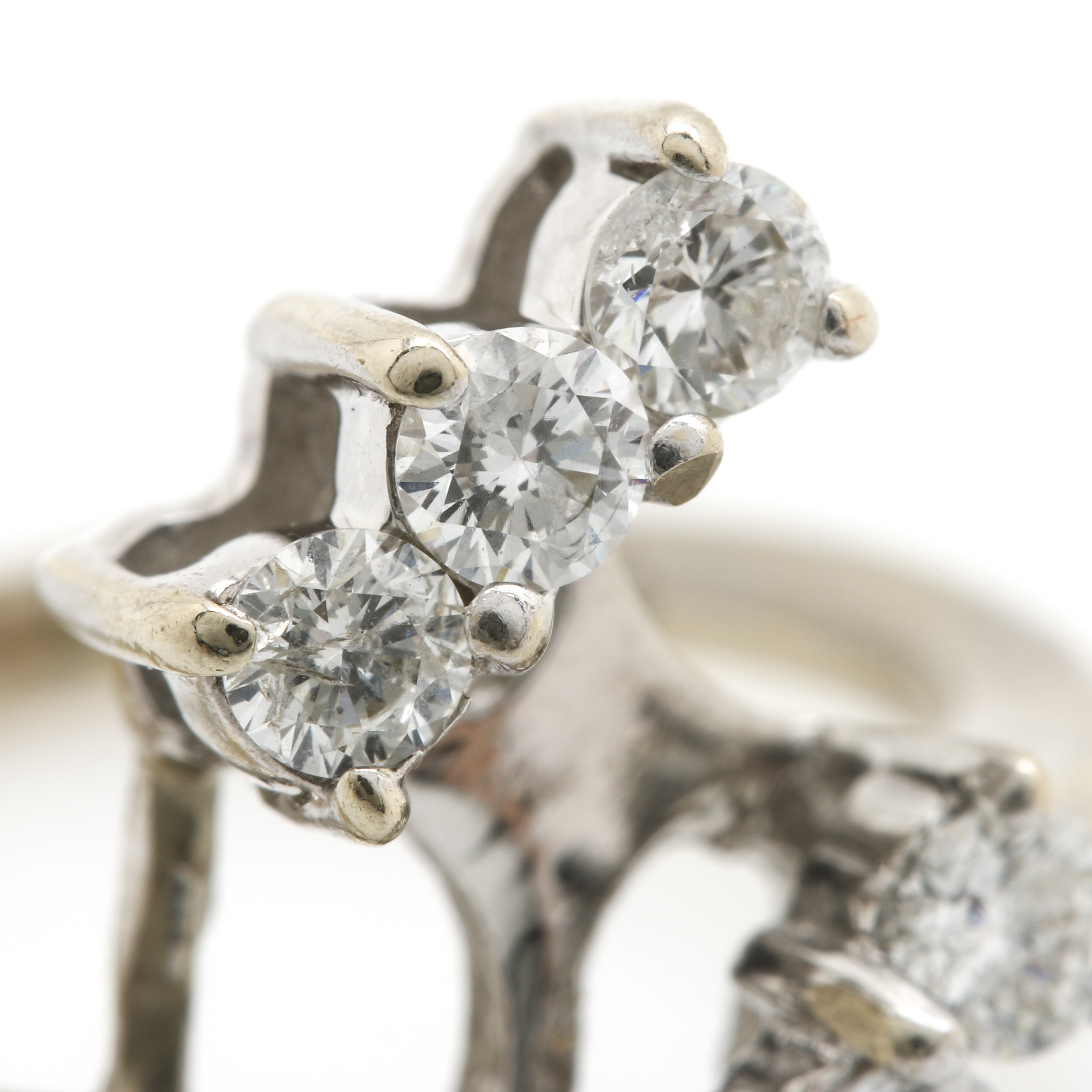 14K White Gold 1.63 CTW Diamond Bridal Set by ODI/ Famor Inc.