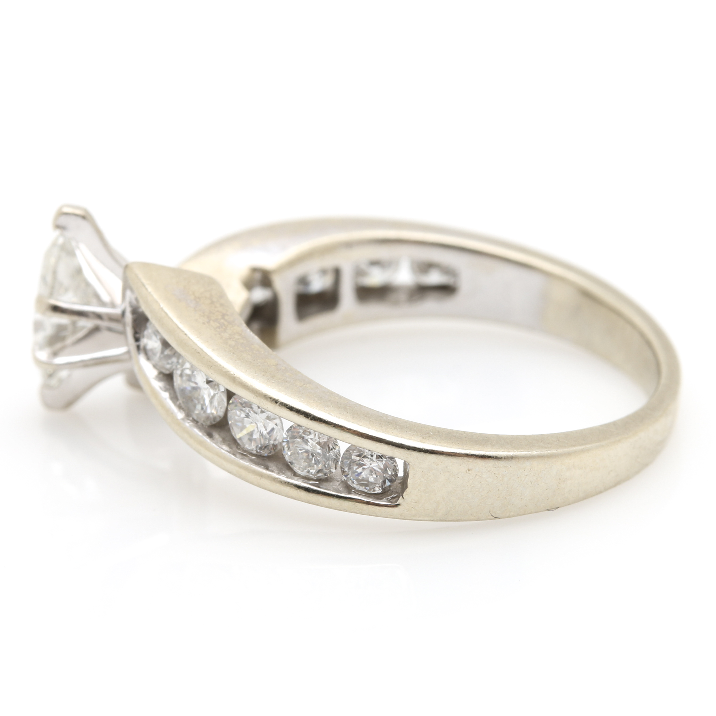 14K White Gold 1.63 CTW Diamond Bridal Set by ODI/ Famor Inc.