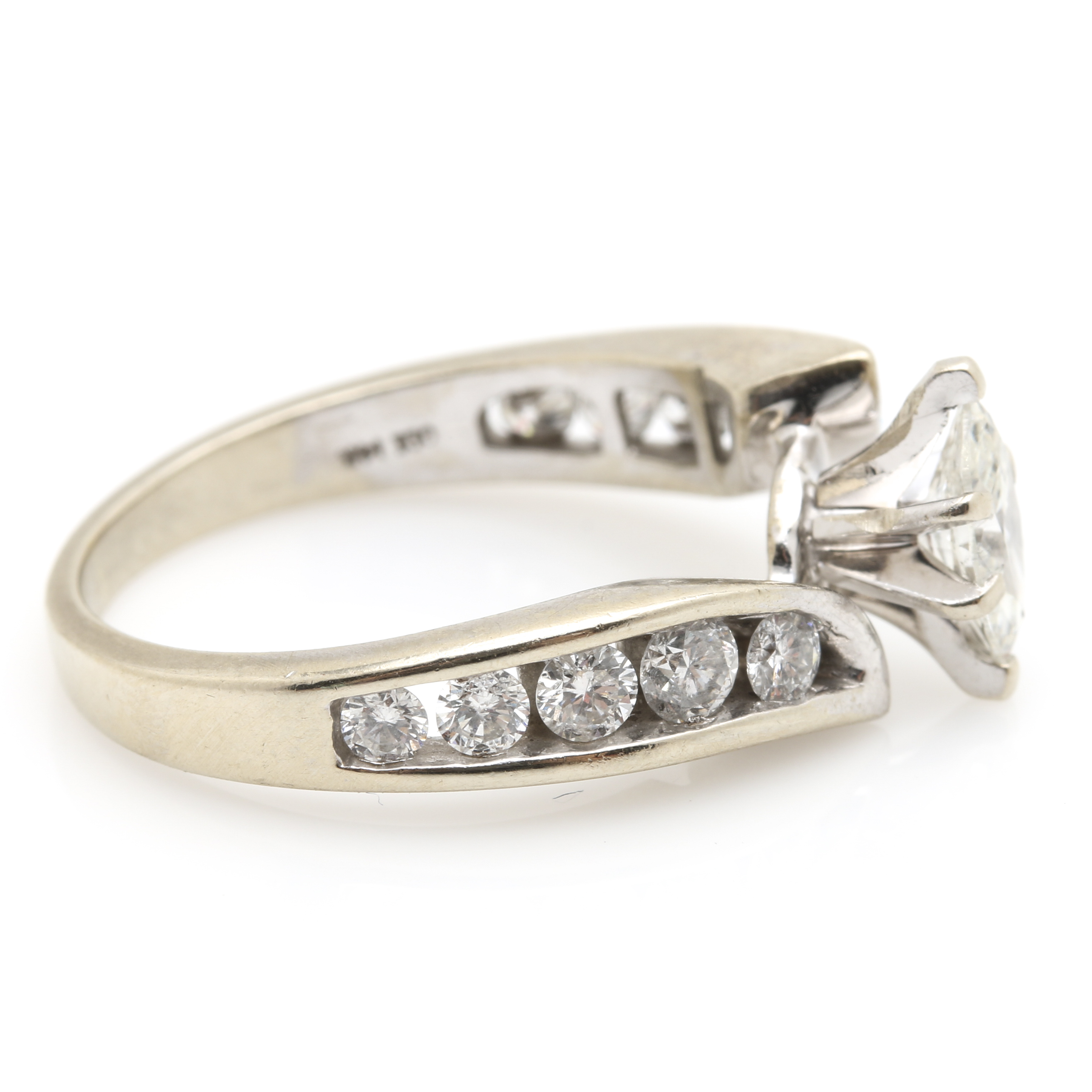 14K White Gold 1.63 CTW Diamond Bridal Set by ODI/ Famor Inc.