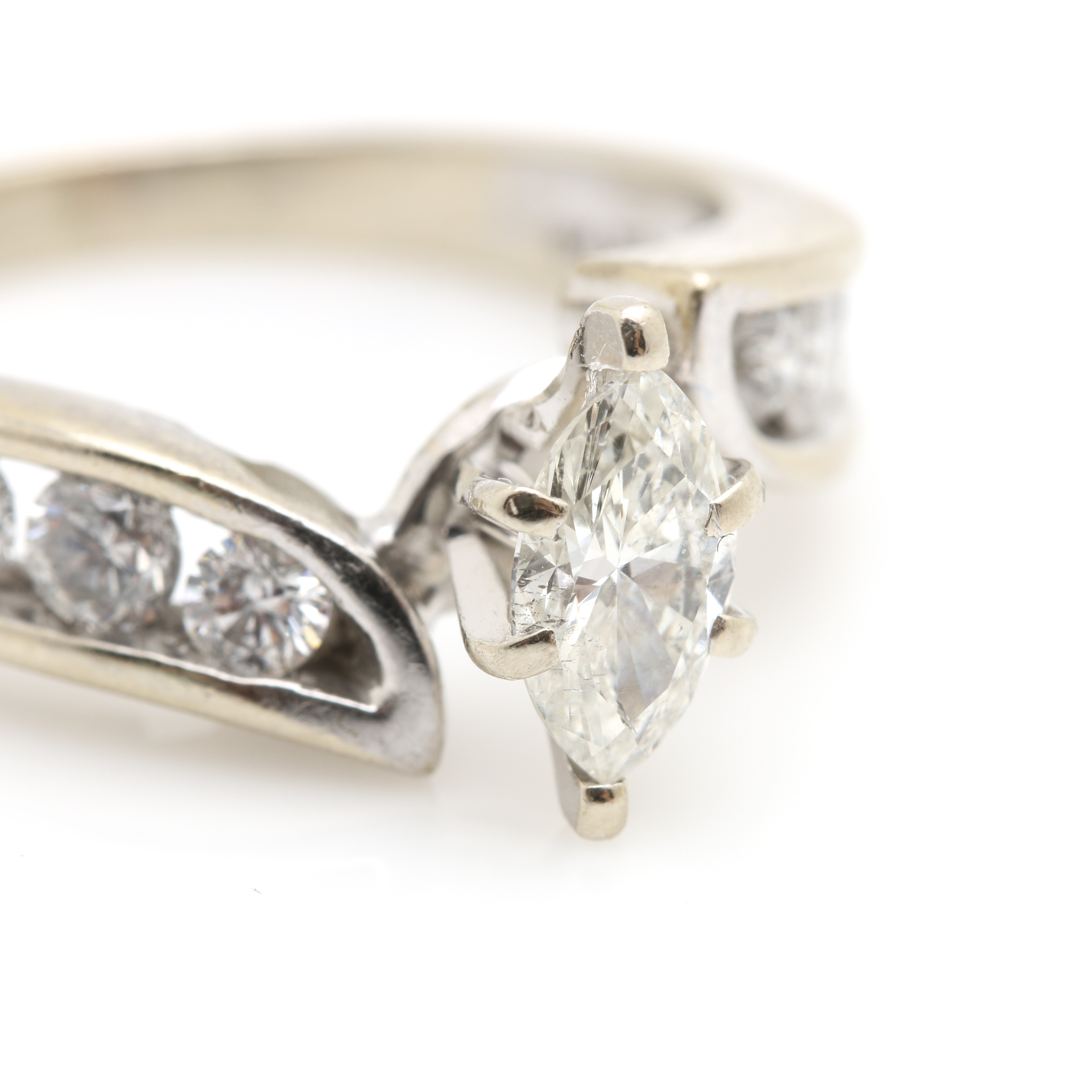 14K White Gold 1.63 CTW Diamond Bridal Set by ODI/ Famor Inc.