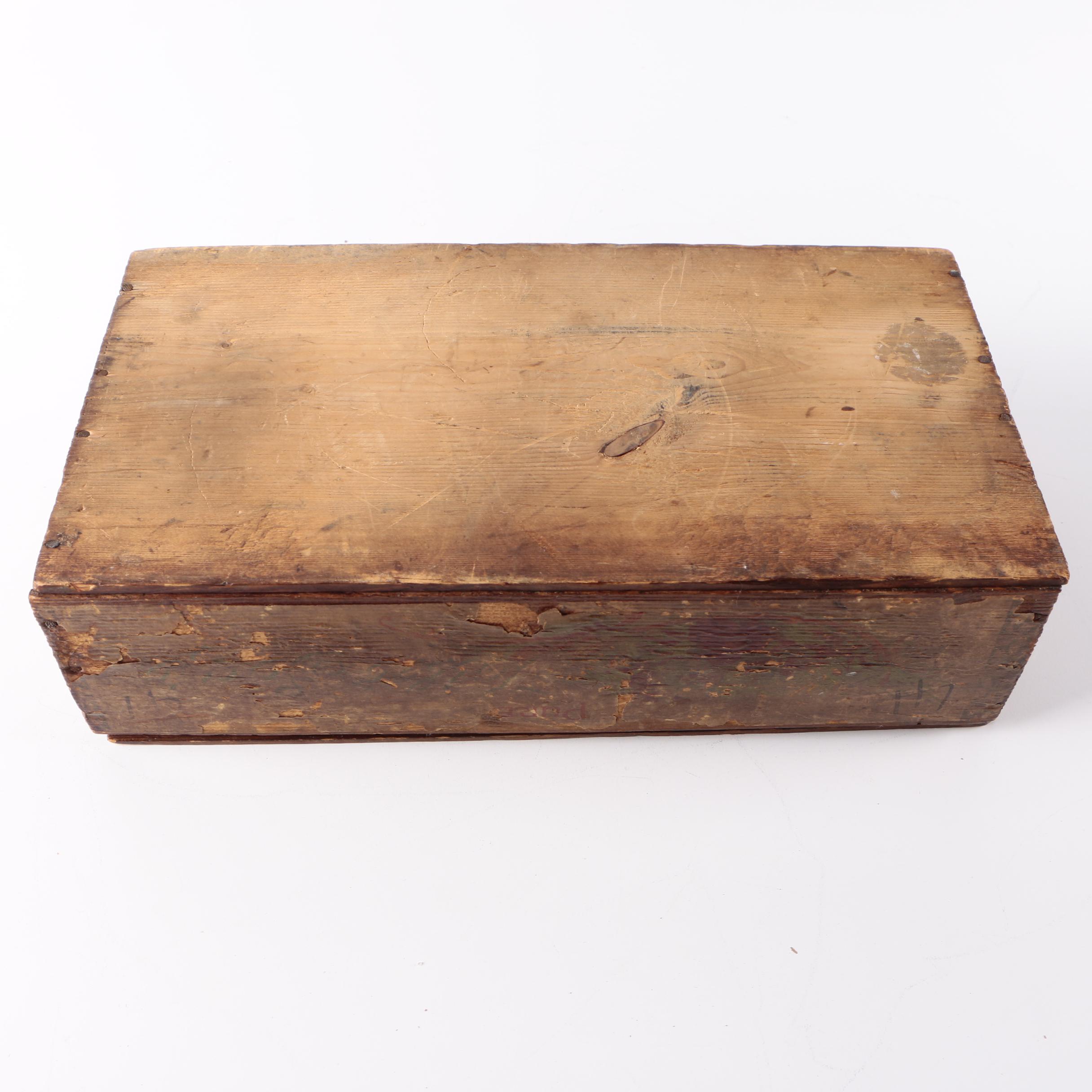 Vintage Pure Toilet Soap Wooden Box