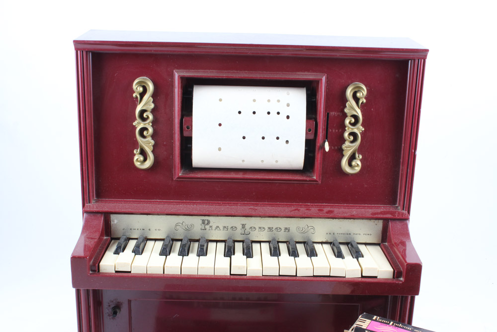 Vintage Lodeon Toy Player Piano by J. Chein & Co.
