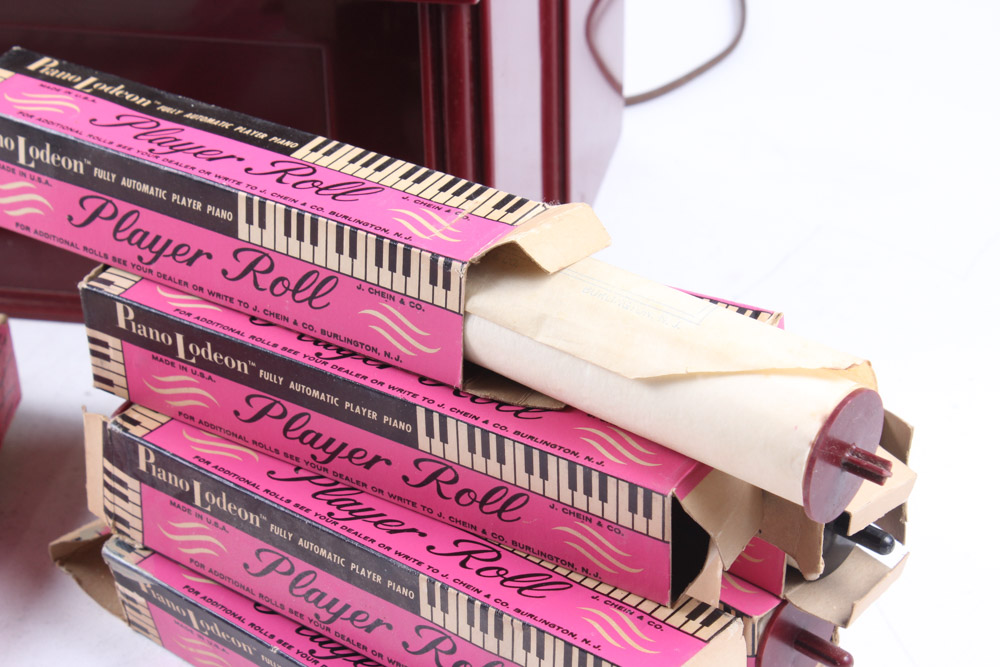 Vintage Lodeon Toy Player Piano by J. Chein & Co.