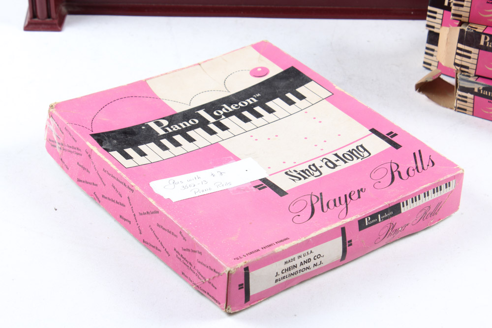 Vintage Lodeon Toy Player Piano by J. Chein & Co.