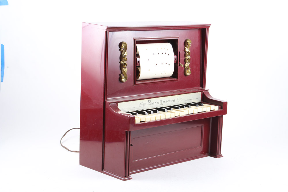 Vintage Lodeon Toy Player Piano by J. Chein & Co.