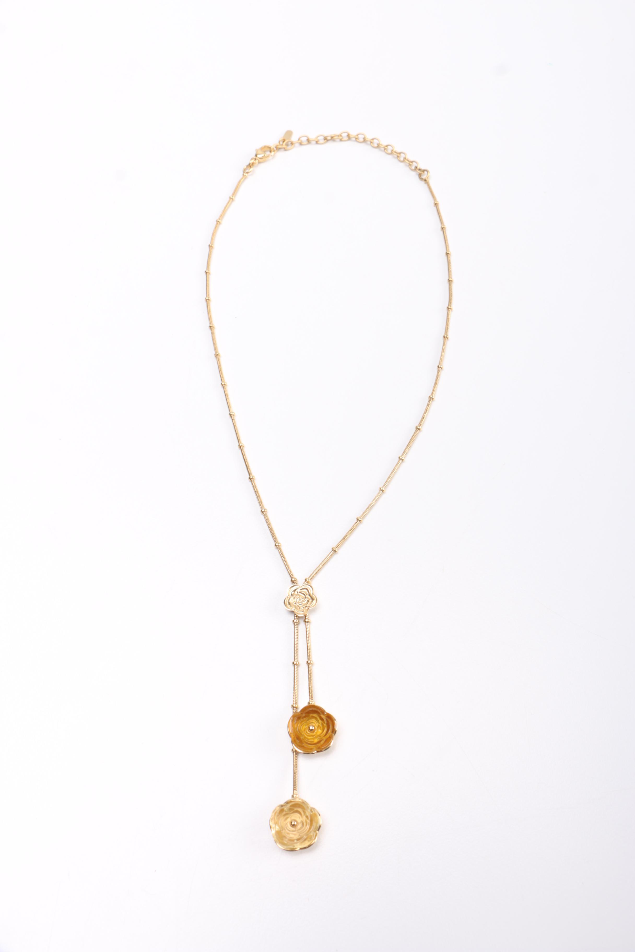 Lalique Necklace and Earring Set