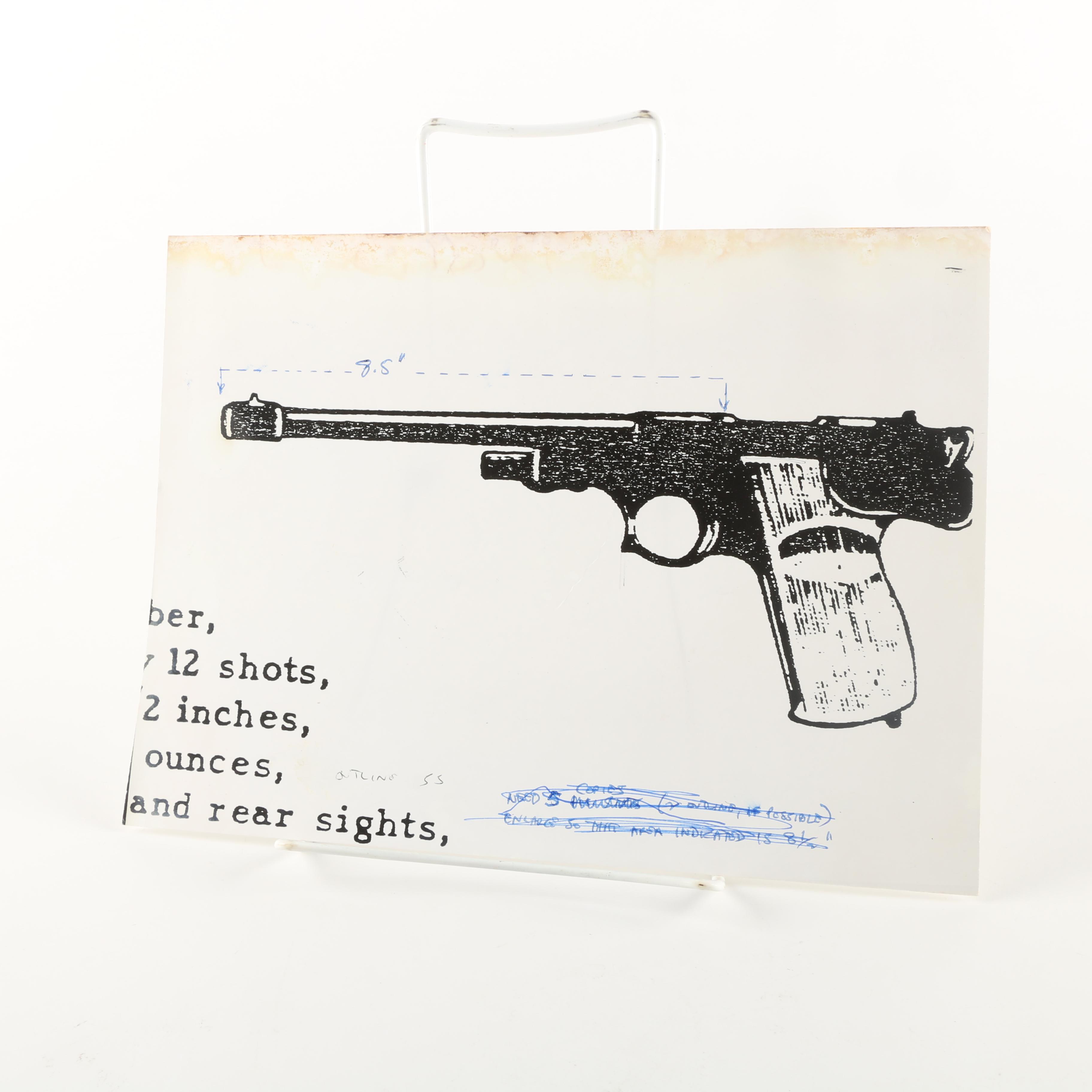 Photographs of Guns and Holsters