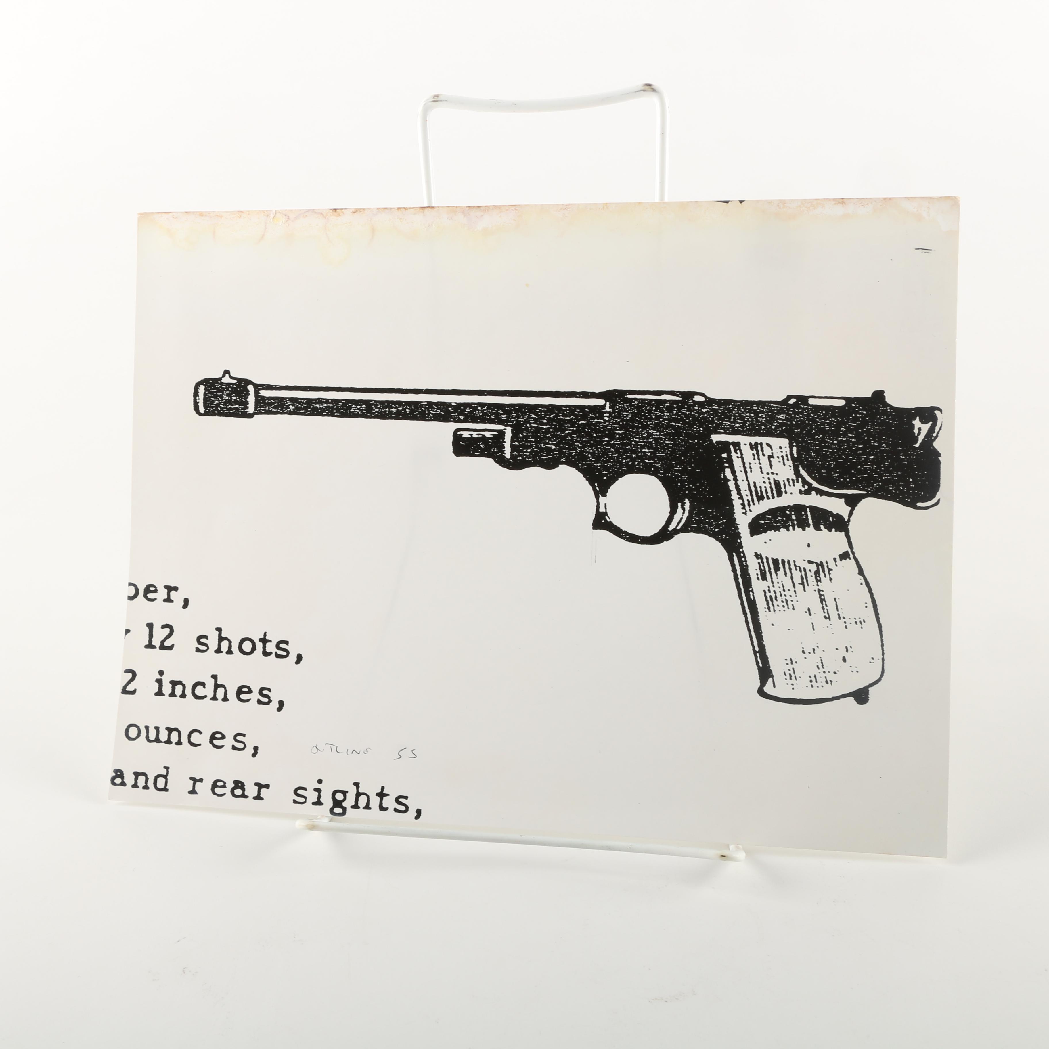 Collection of Photographs of Guns and Holsters