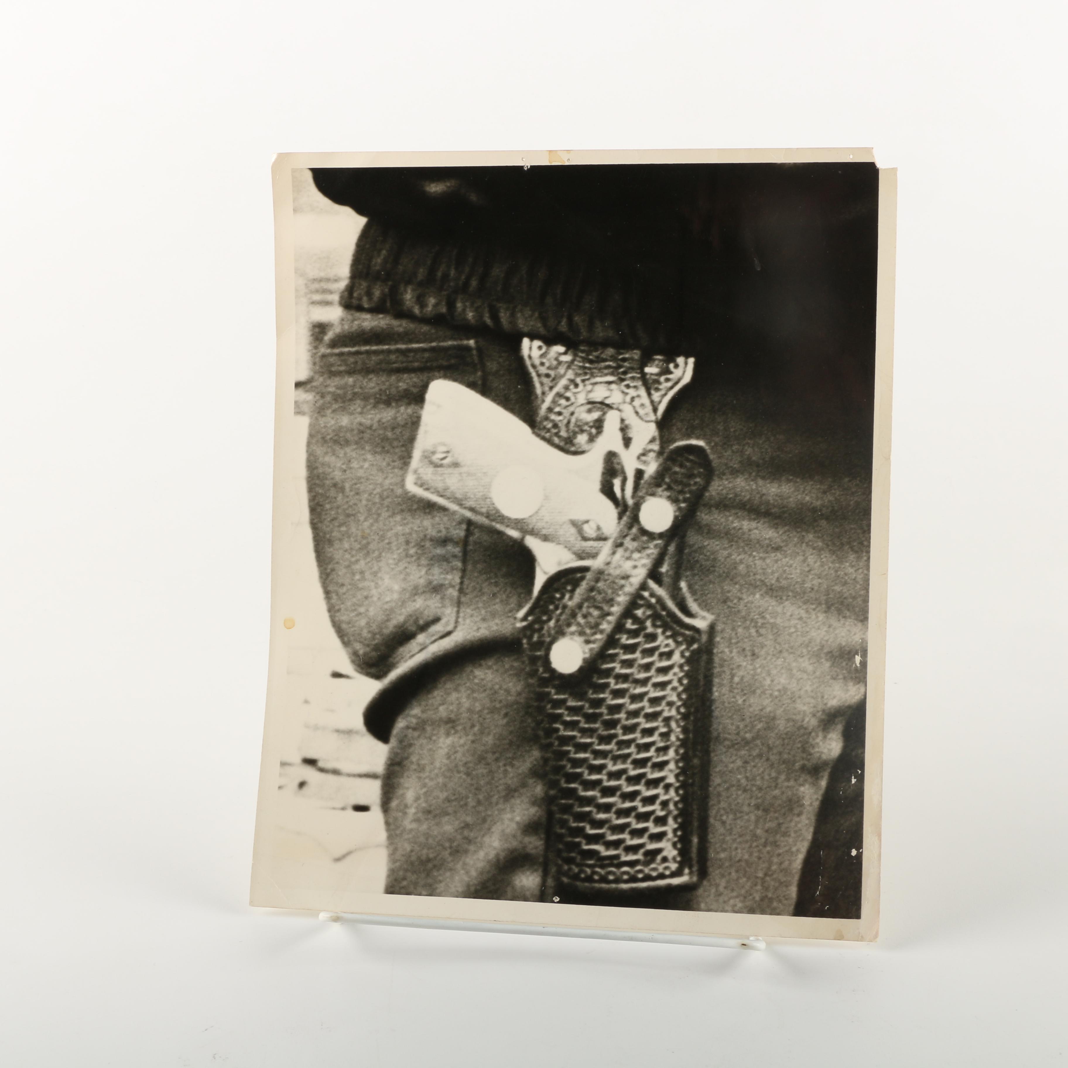 Collection of Photographs of Guns and Holsters