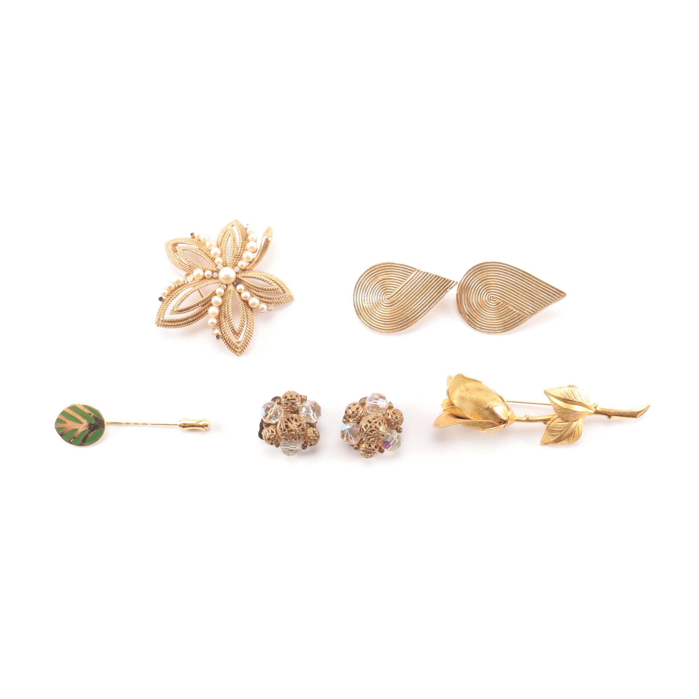 Fashion Jewelry Including Trifari and Lucy Baker