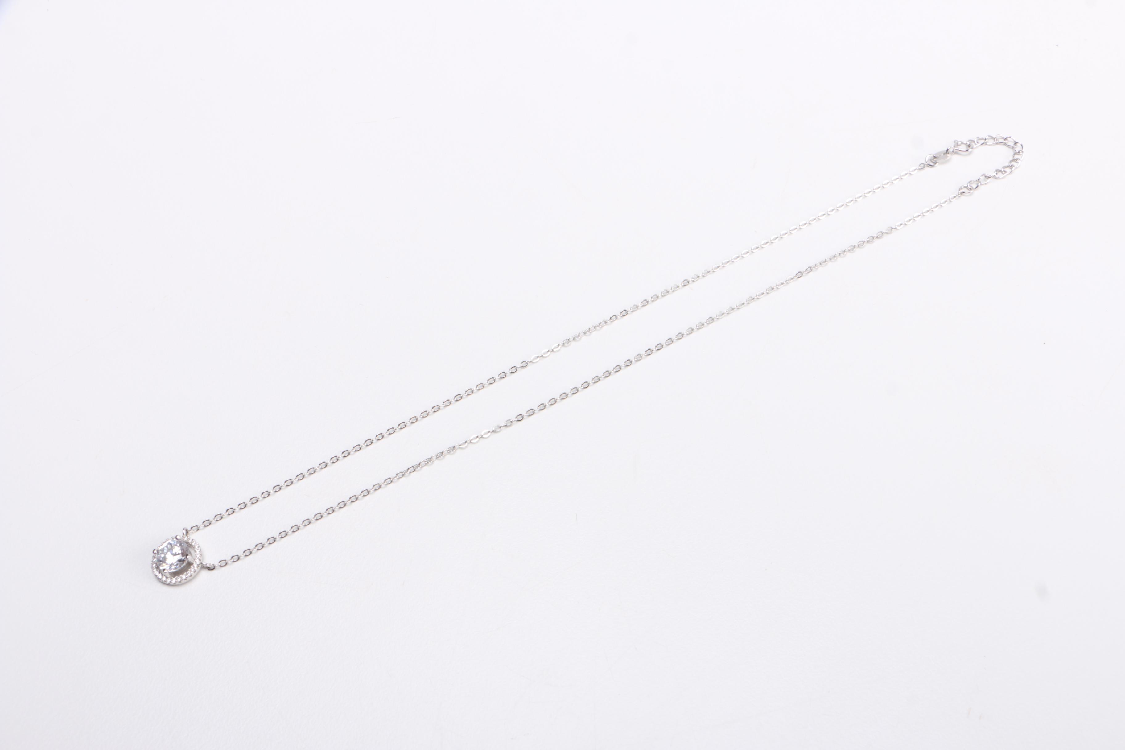 Sterling Silver Jewelry Assortment Including a Kalan Smoky Quartz Necklace