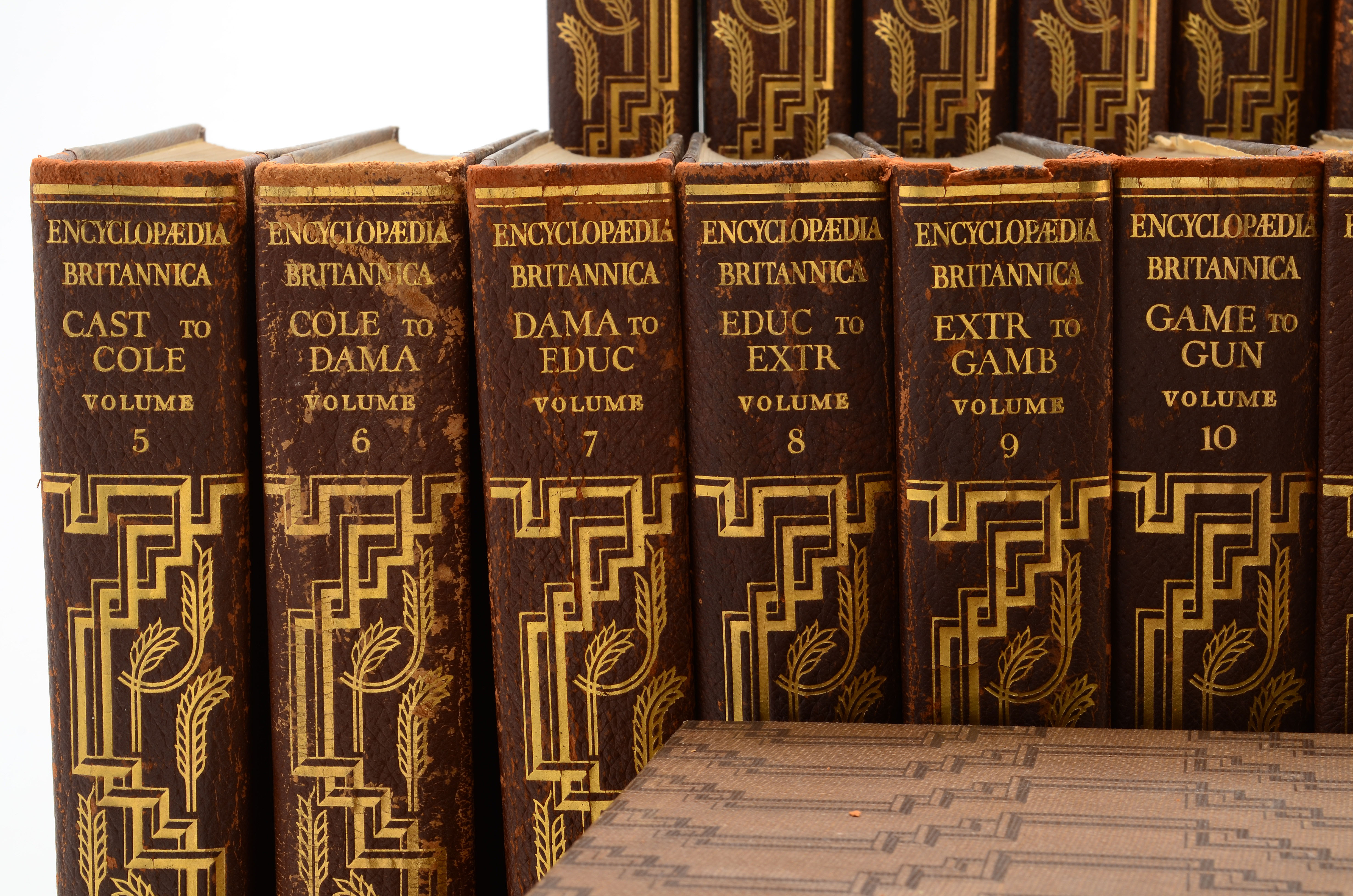 Complete 1929 "Encyclopedia Britannica" in 24 Volumes