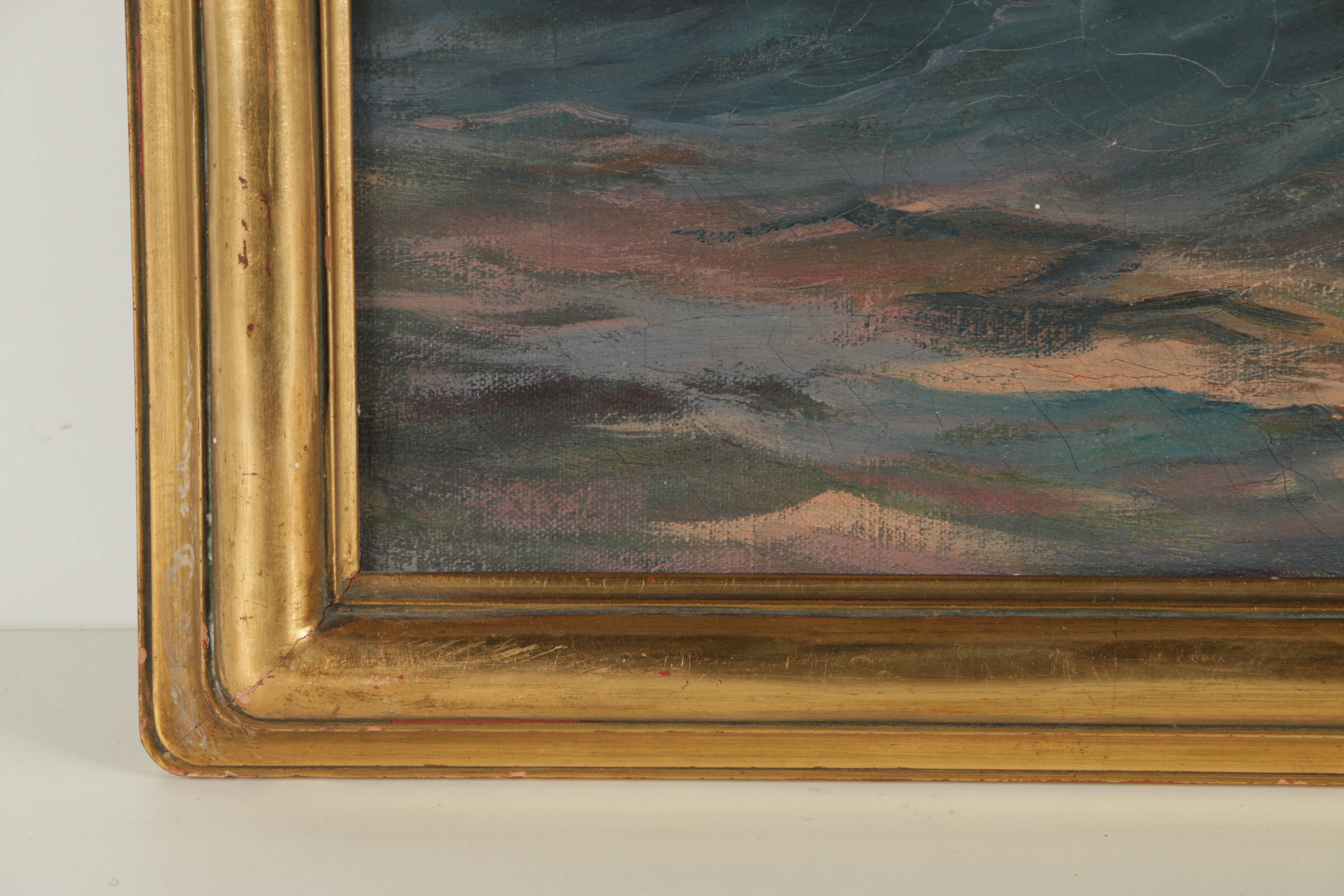 Lester Chaney Oil Painting on Canvas of Seascape