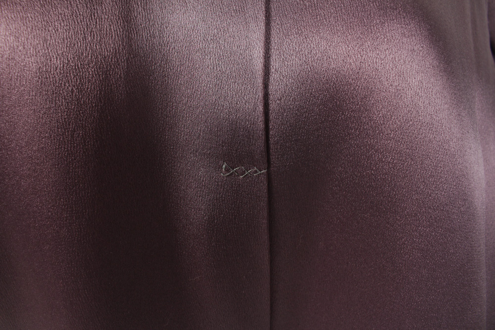 Vintage Coat With Mink Collar
