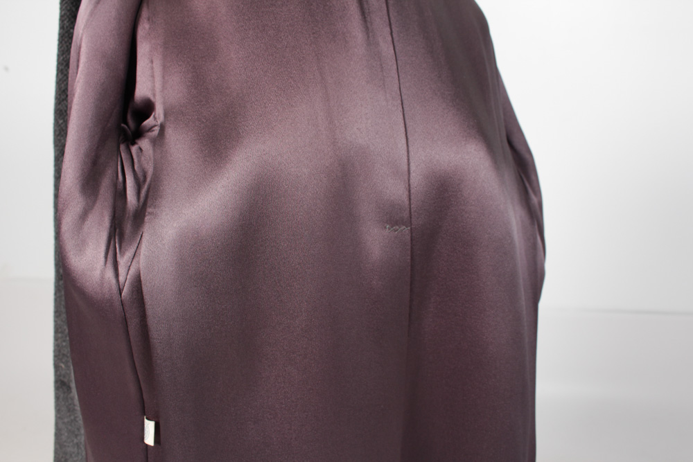Vintage Coat With Mink Collar
