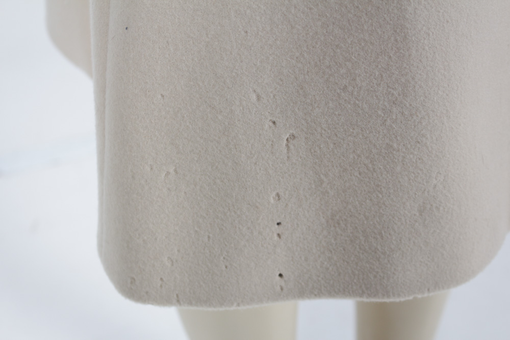 Juan de Cirota Vintage Wool Coat With Fox Collar