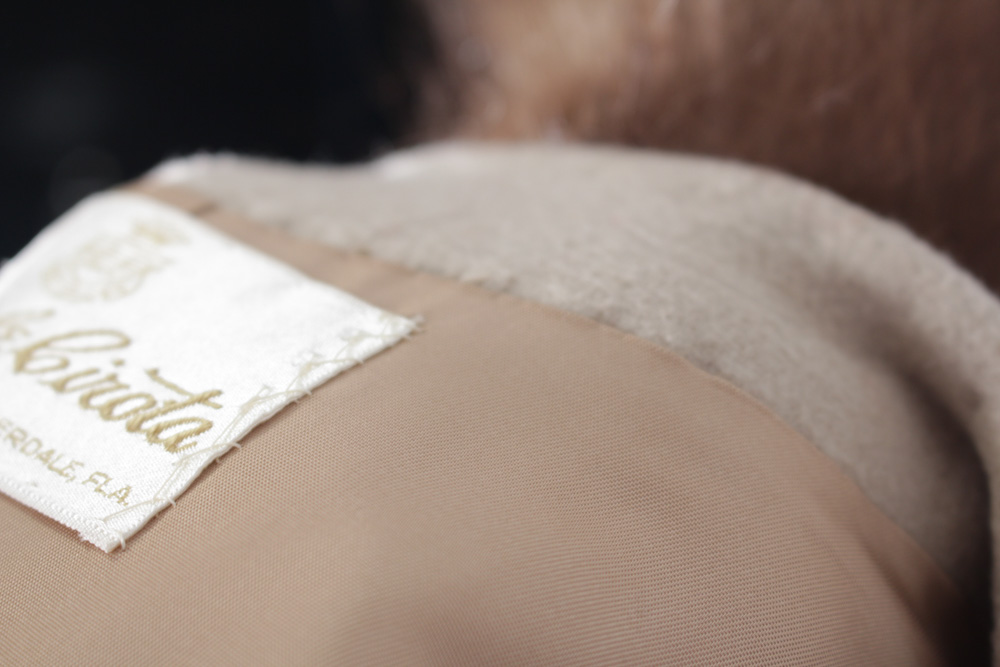 Juan de Cirota Vintage Wool Coat With Fox Collar