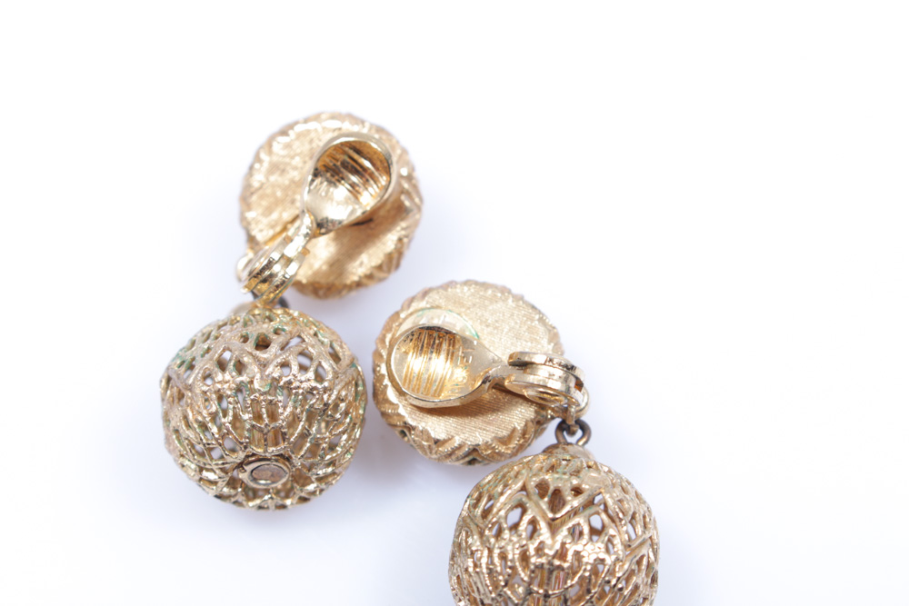 Gold Tone Jewelry Array With Trifari