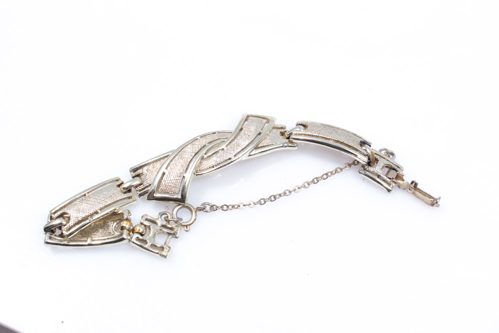 Gold Tone Jewelry Array With Trifari
