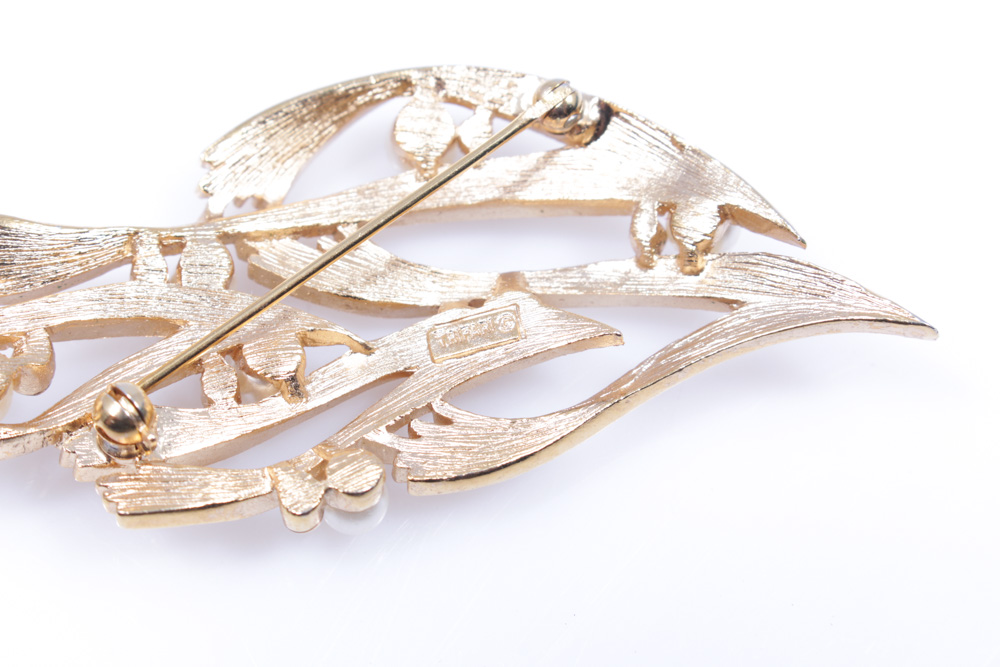 Gold Tone Jewelry Array With Trifari