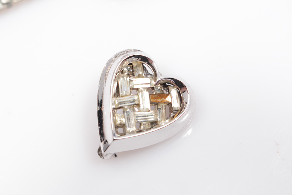 Silver Tone Jewelry Selection With Trifari