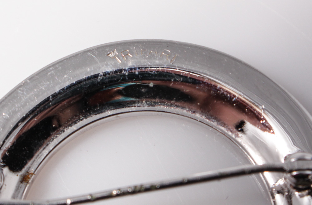 Silver Tone Jewelry Selection With Trifari