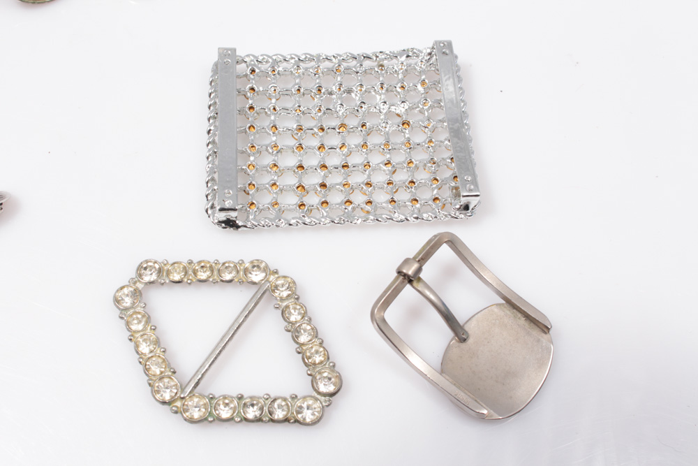 Silver Tone Jewelry Selection With Trifari