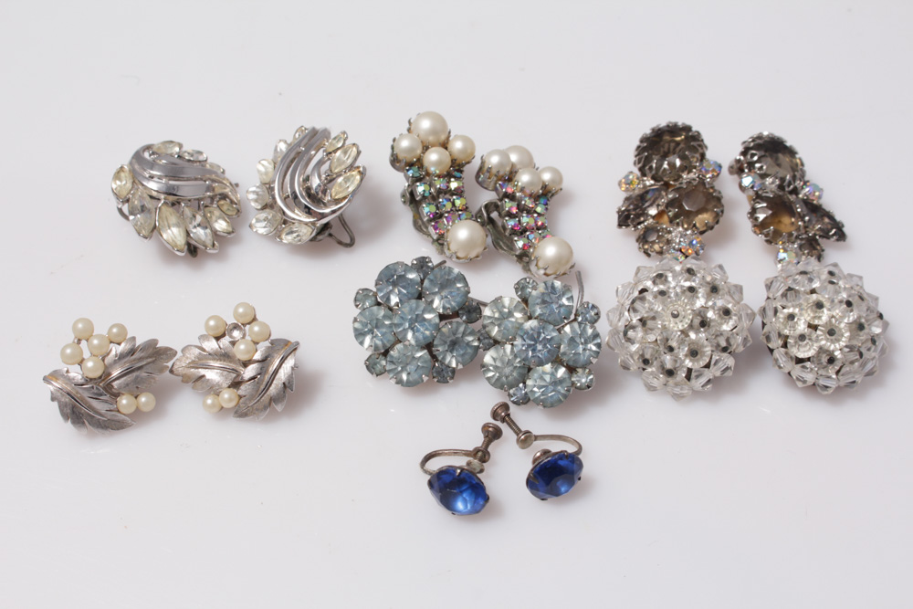 Vintage Costume Jewelry Featuring Trifari